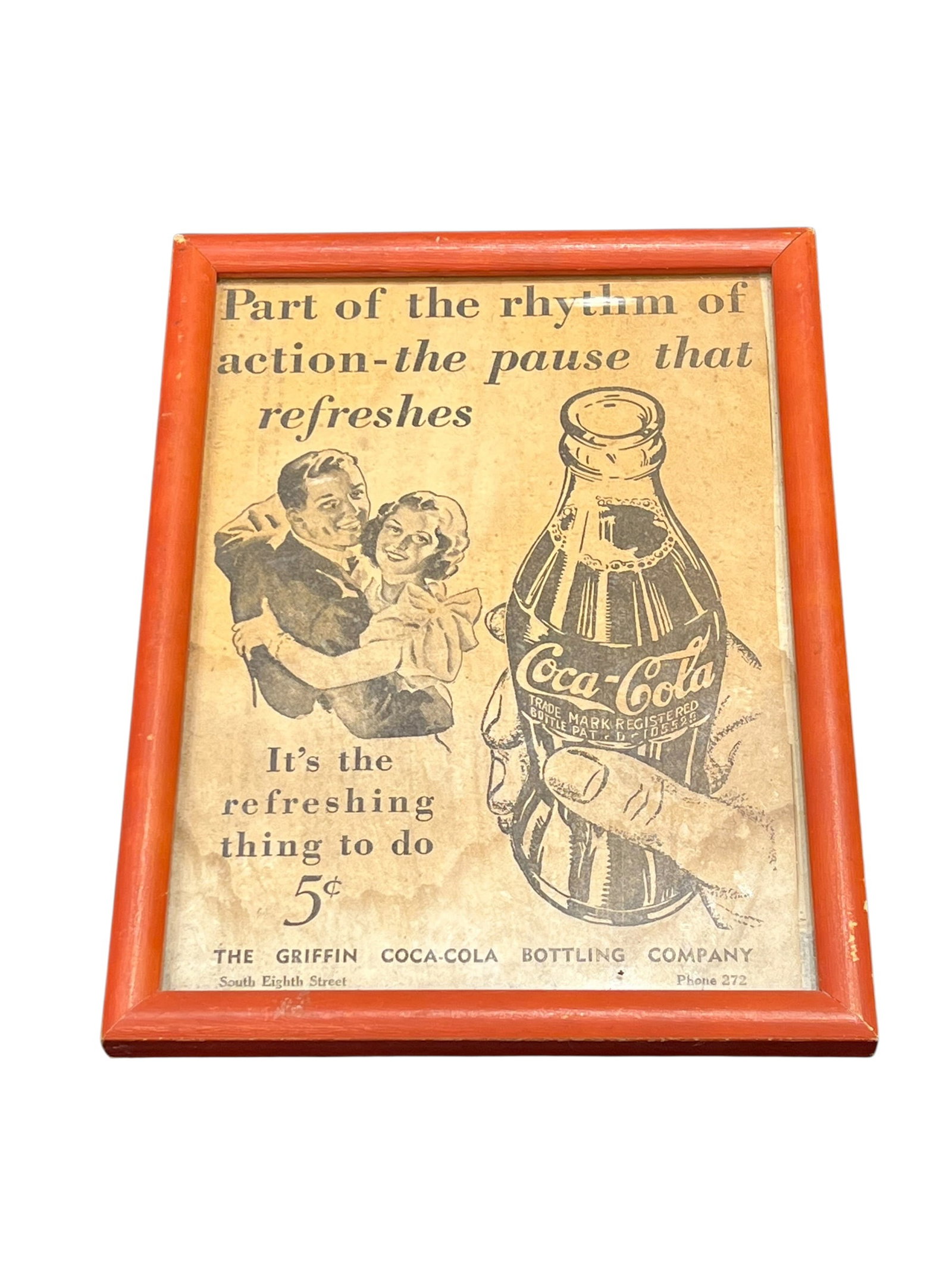 Coca Cola Framed Advertisement - 2