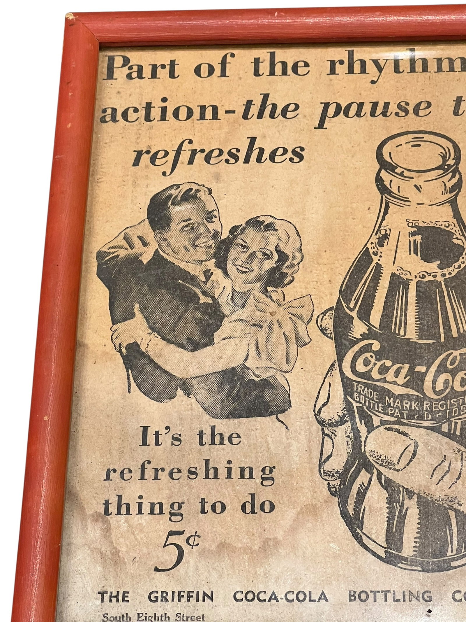 Coca Cola Framed Advertisement - 3