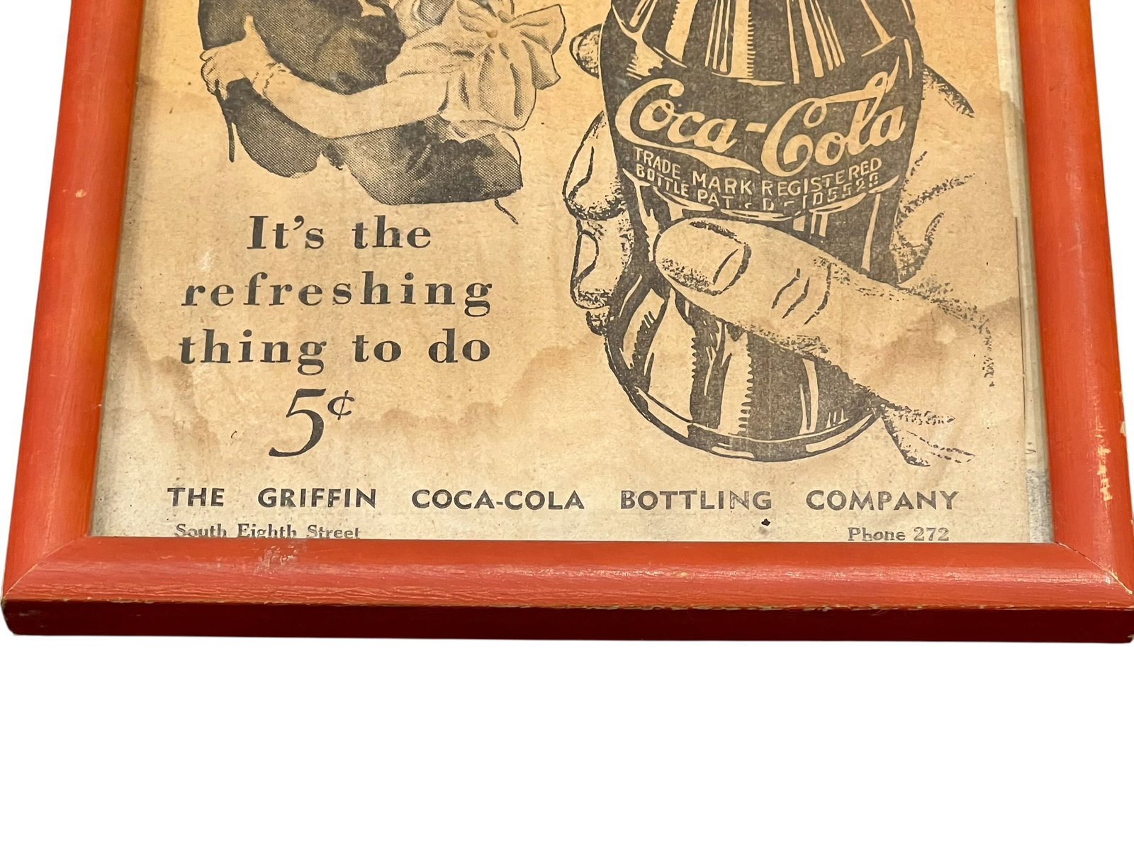 Coca Cola Framed Advertisement - 5