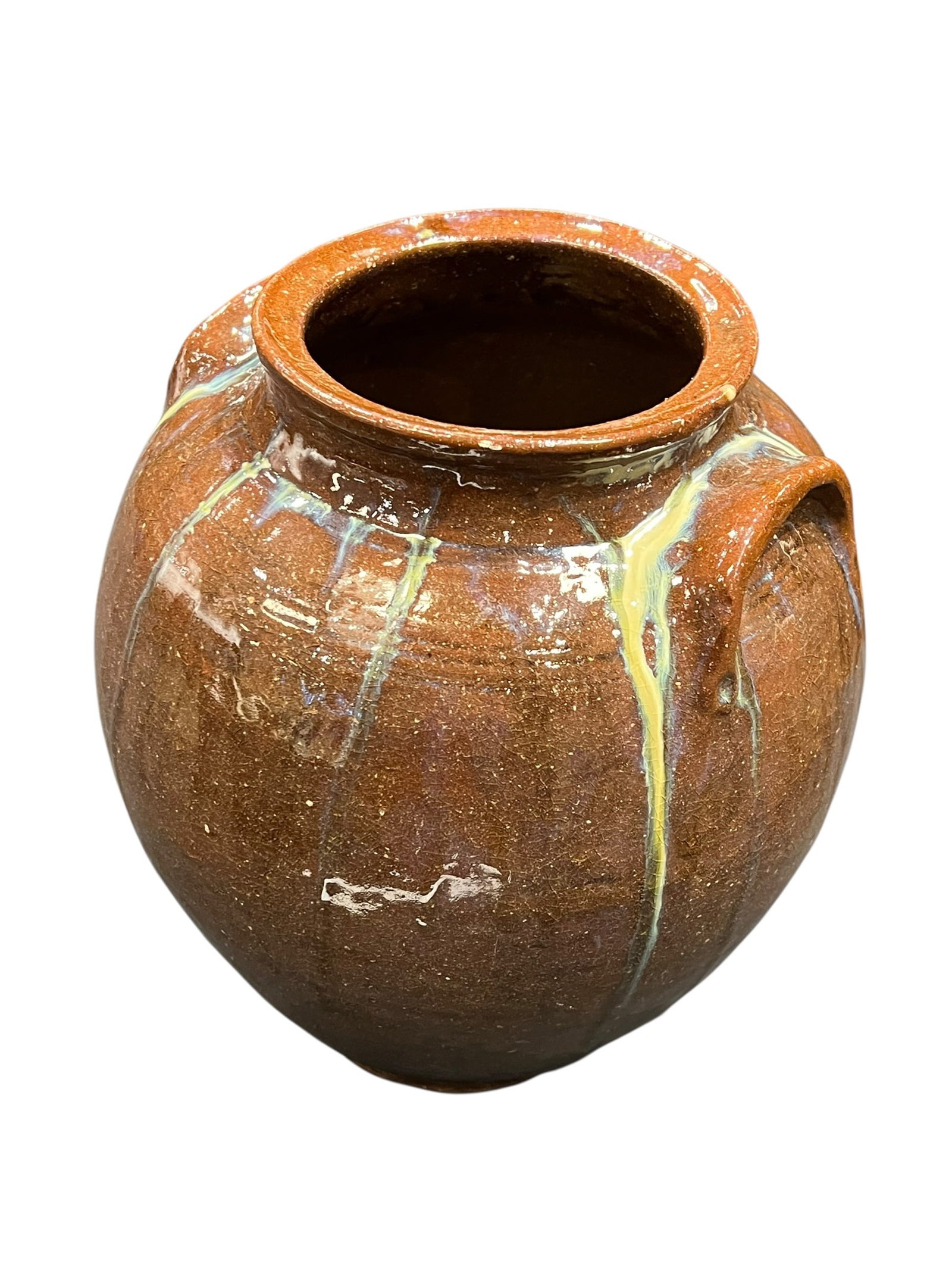 Earthenware Brown Glaze Storage Jar (1 of 7)