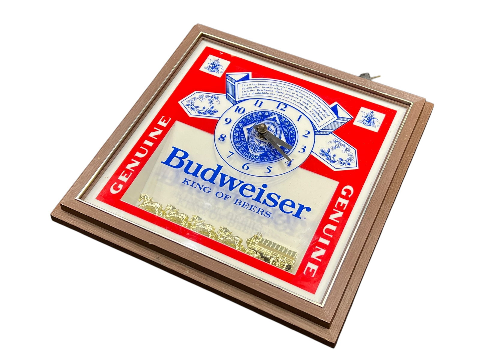 Budweiser Advertising Clock - 2