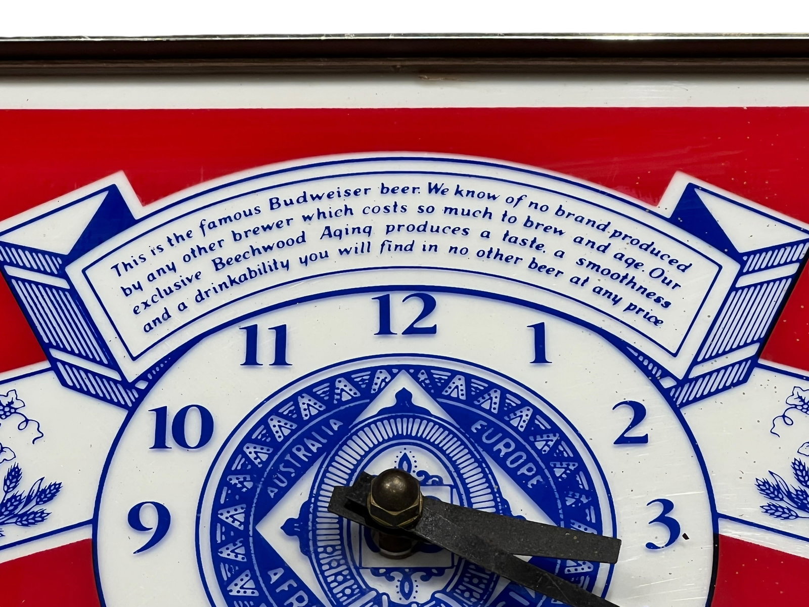 Budweiser Advertising Clock - 5