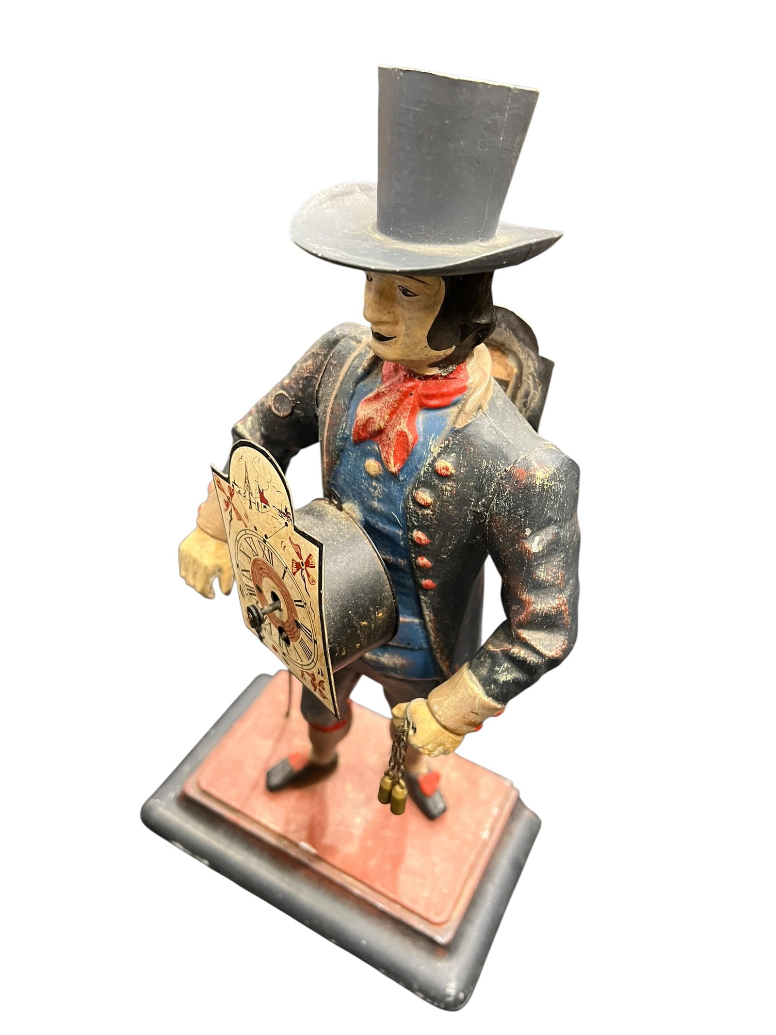 Clock Peddler Figural JVE Clock (1 of 8)