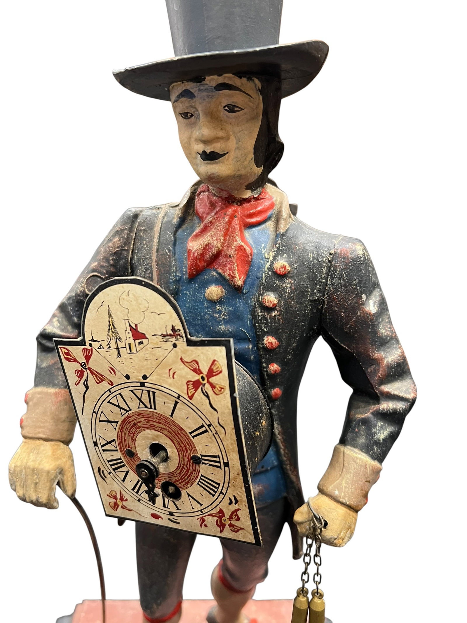 Clock Peddler Figural JVE Clock - 3