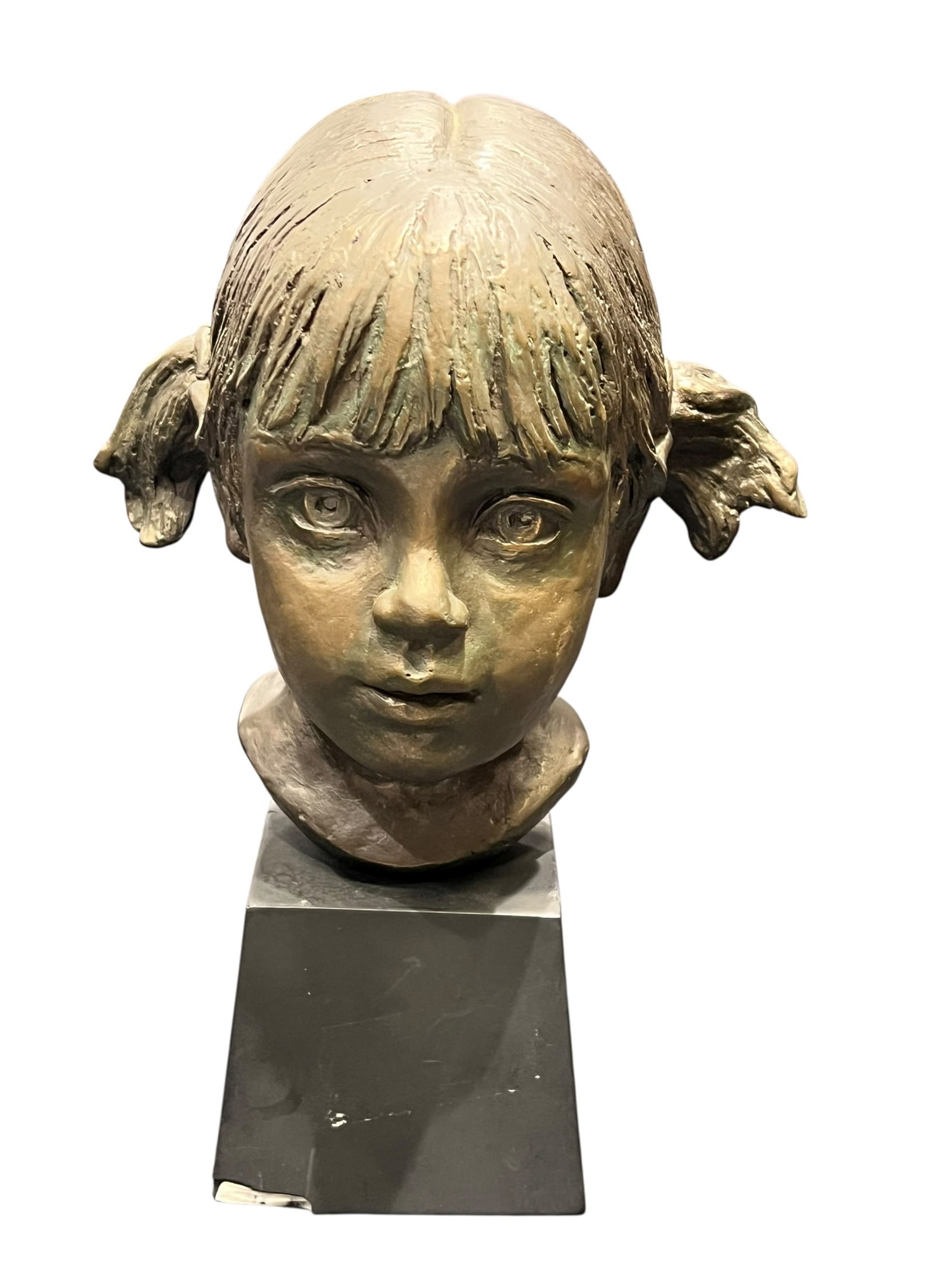 When I Grow Up Bronze Coated Bust - 2