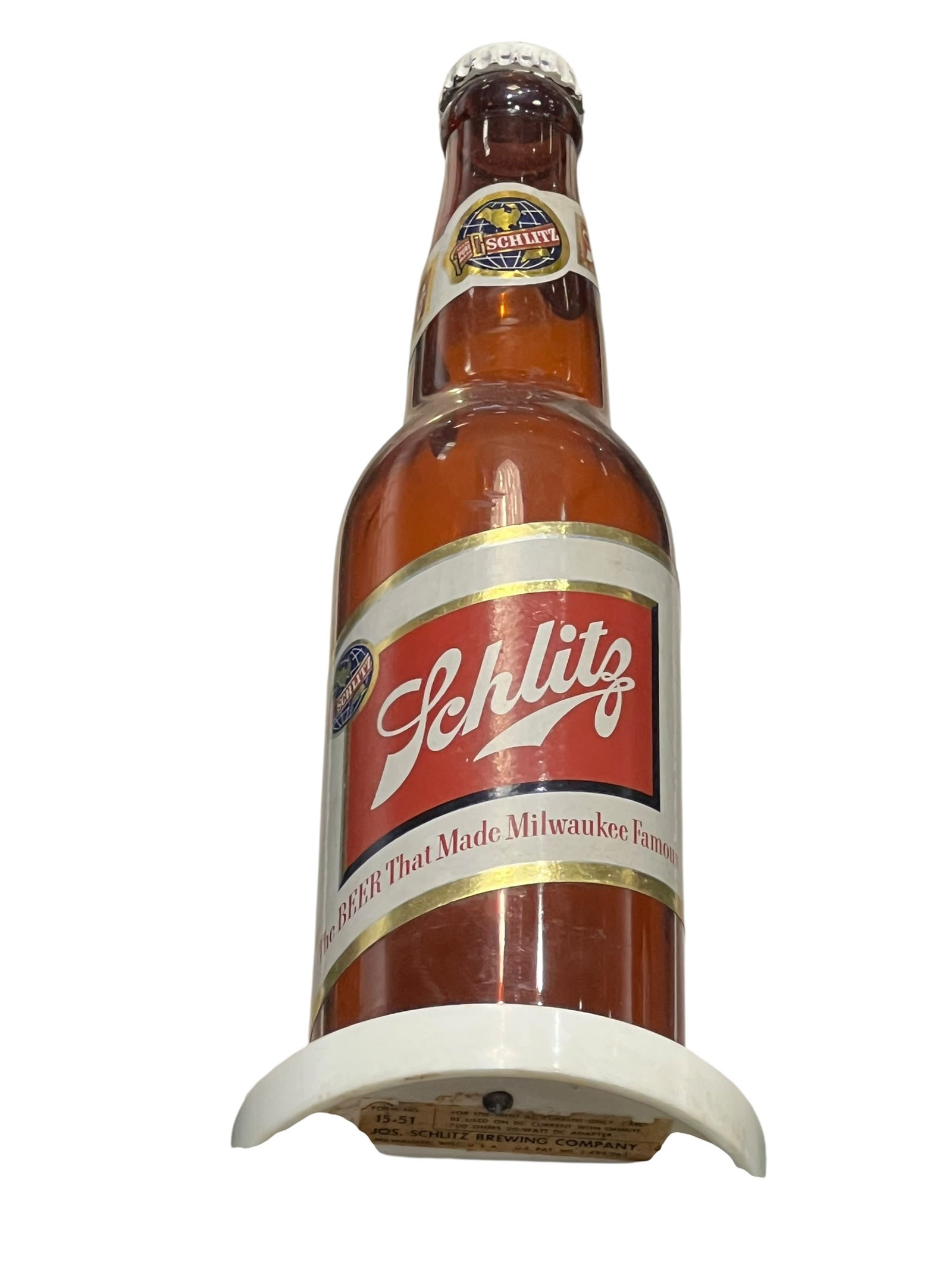 Schlitz Beer Advertising Light - 4