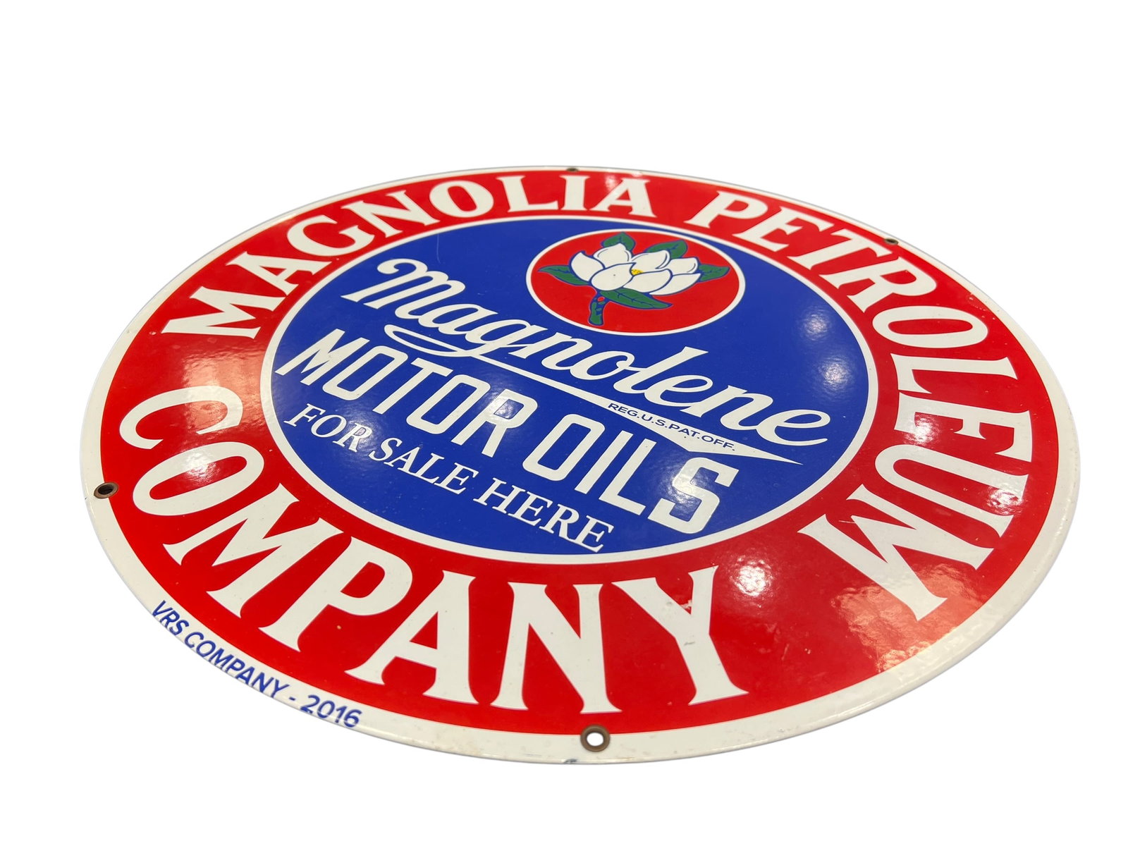 Magnolia Petroleum Porcelain Advertising Sign (1 of 4)
