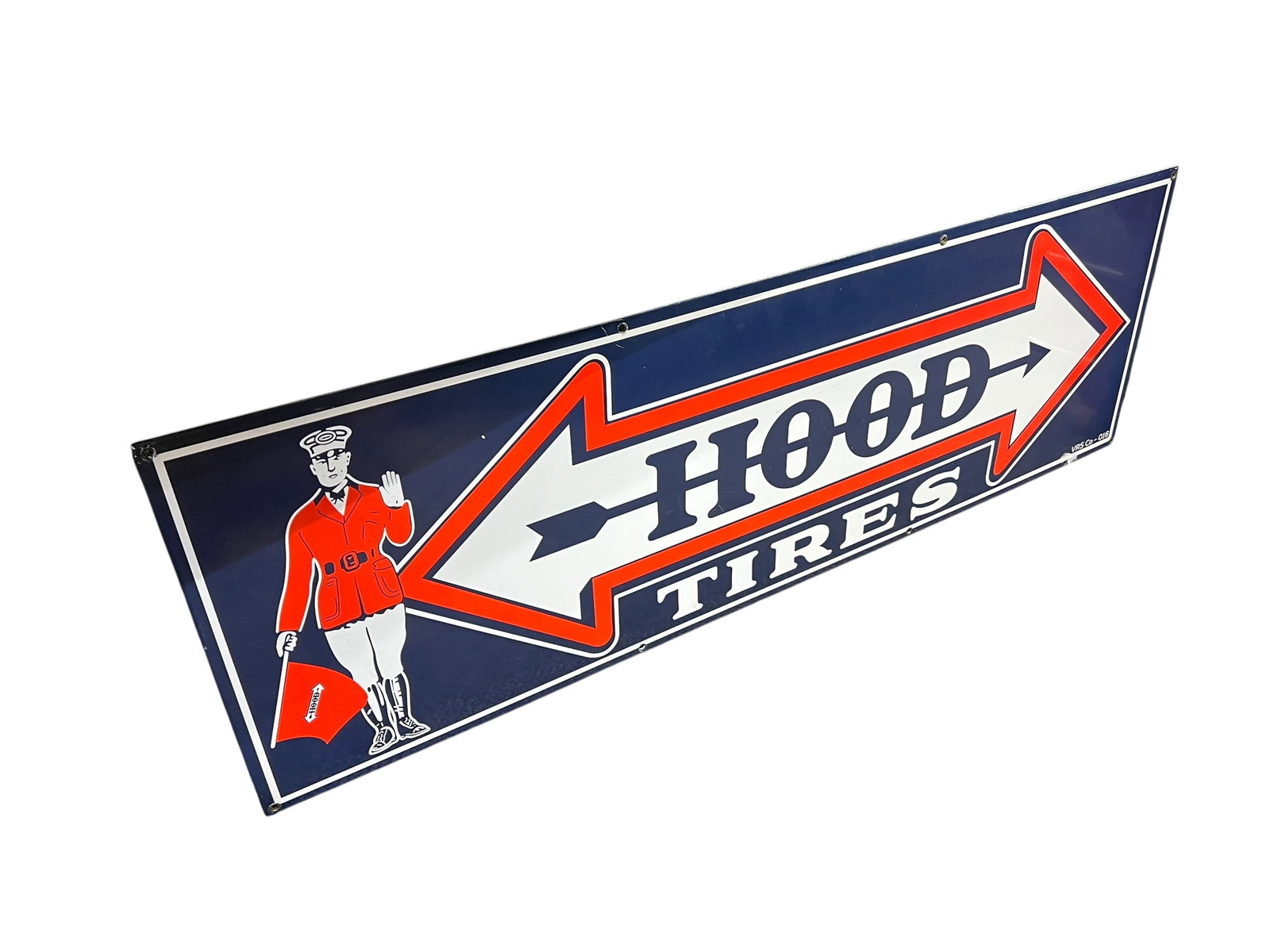 Hood Tires Reproduction Porcelain Advertising Sign (1 of 4)