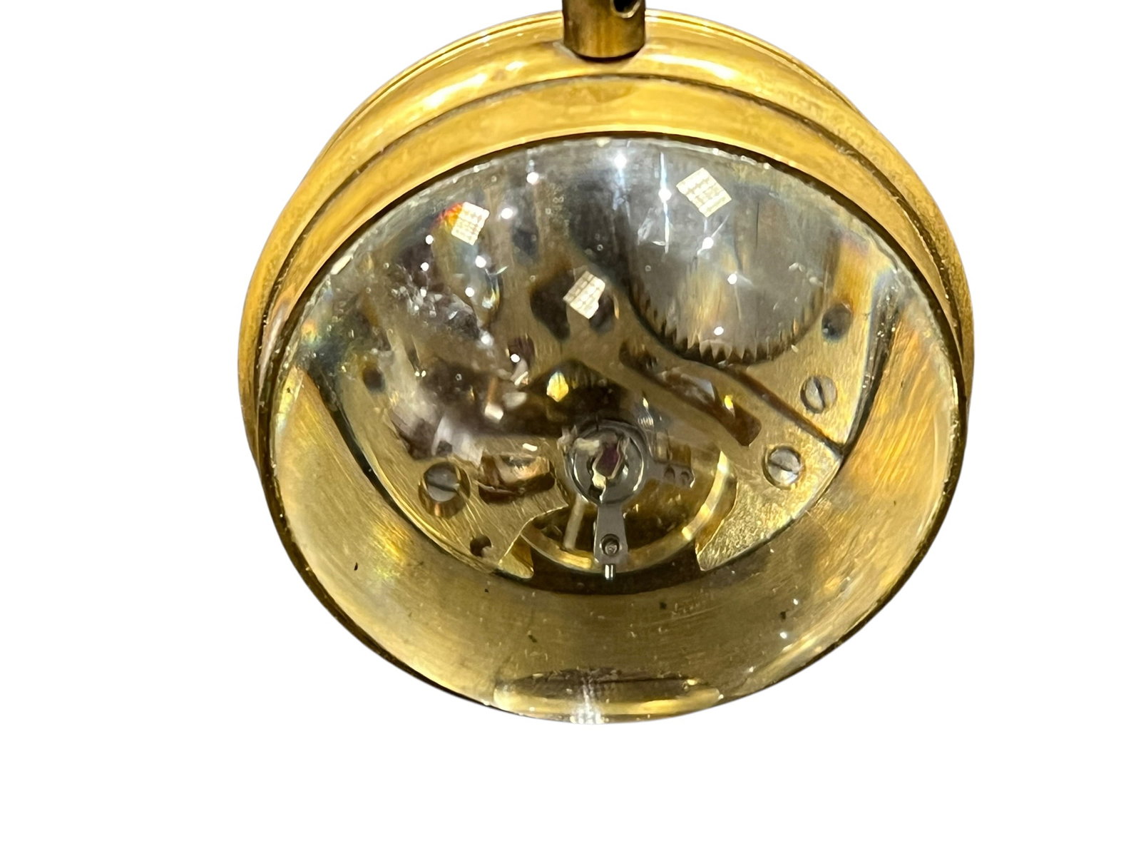 Glass Globe Skeleton Desk Clock - 4