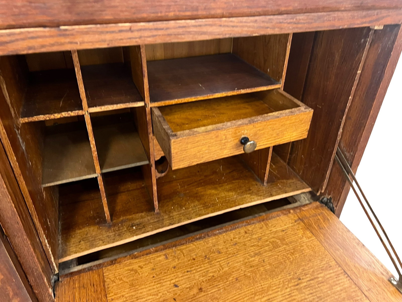 Oak Side by Side Secretary - 7
