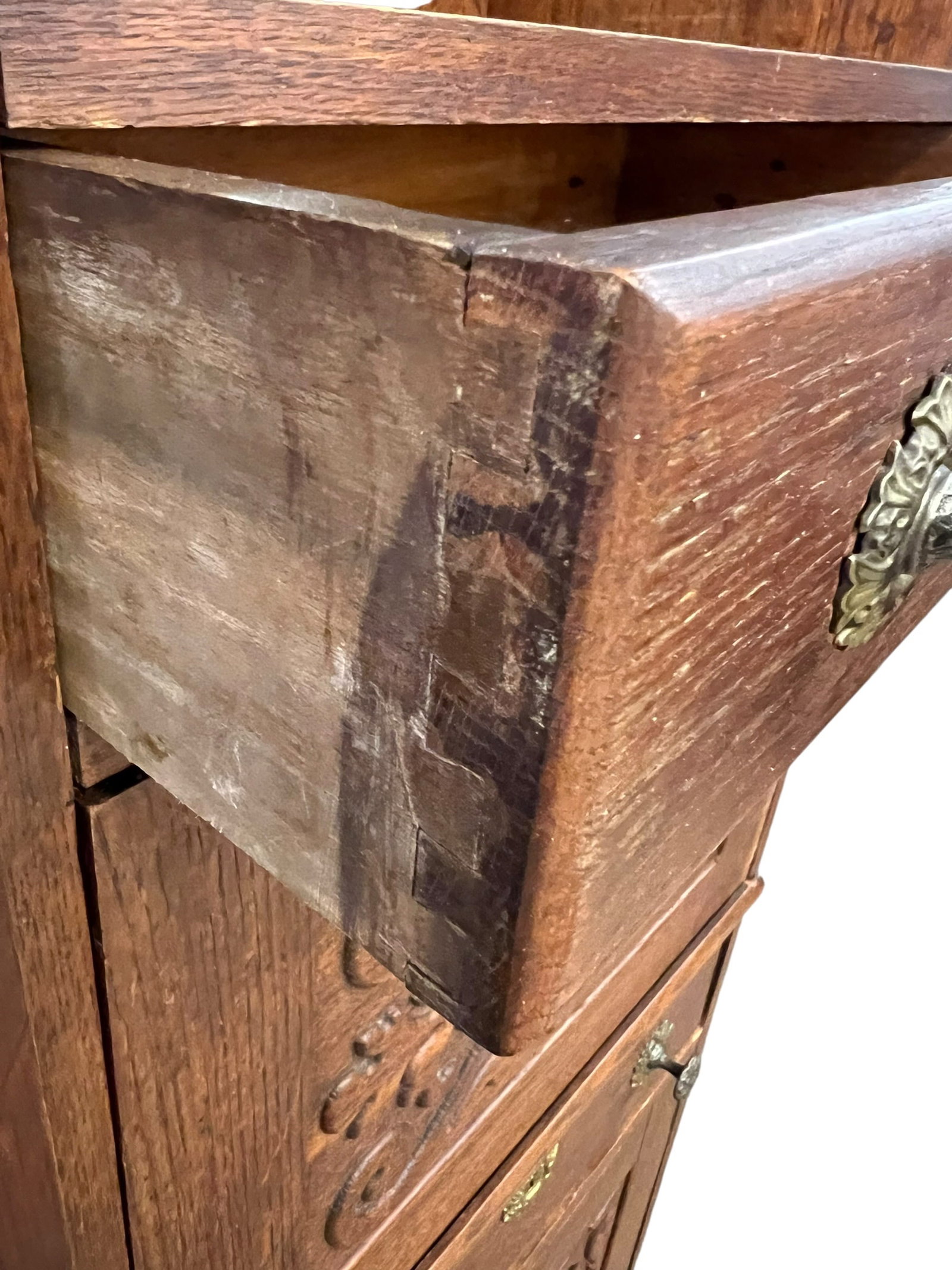 Oak Side by Side Secretary - 9