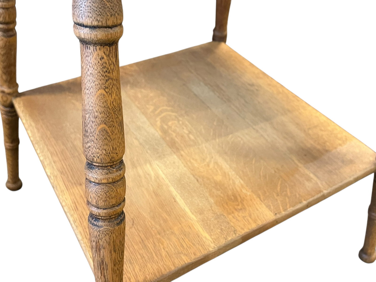 Oak Lamp Table - 4