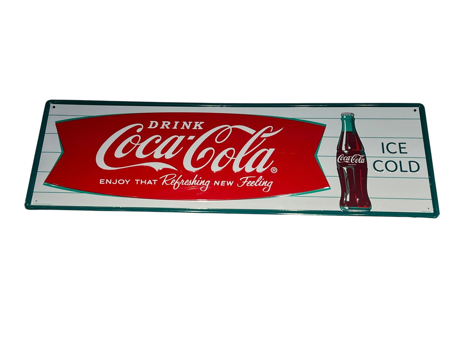 Coca Cola Metal Advertising Sign - 2