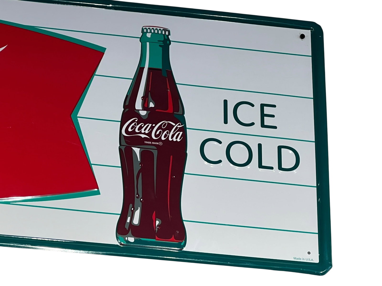 Coca Cola Metal Advertising Sign - 4