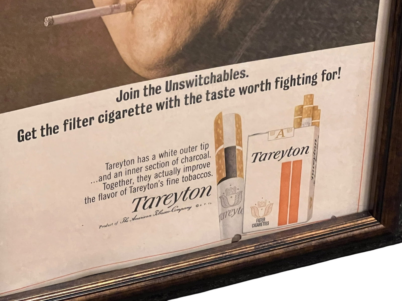 Tareyton Cigarettes Advertising Poster - 3