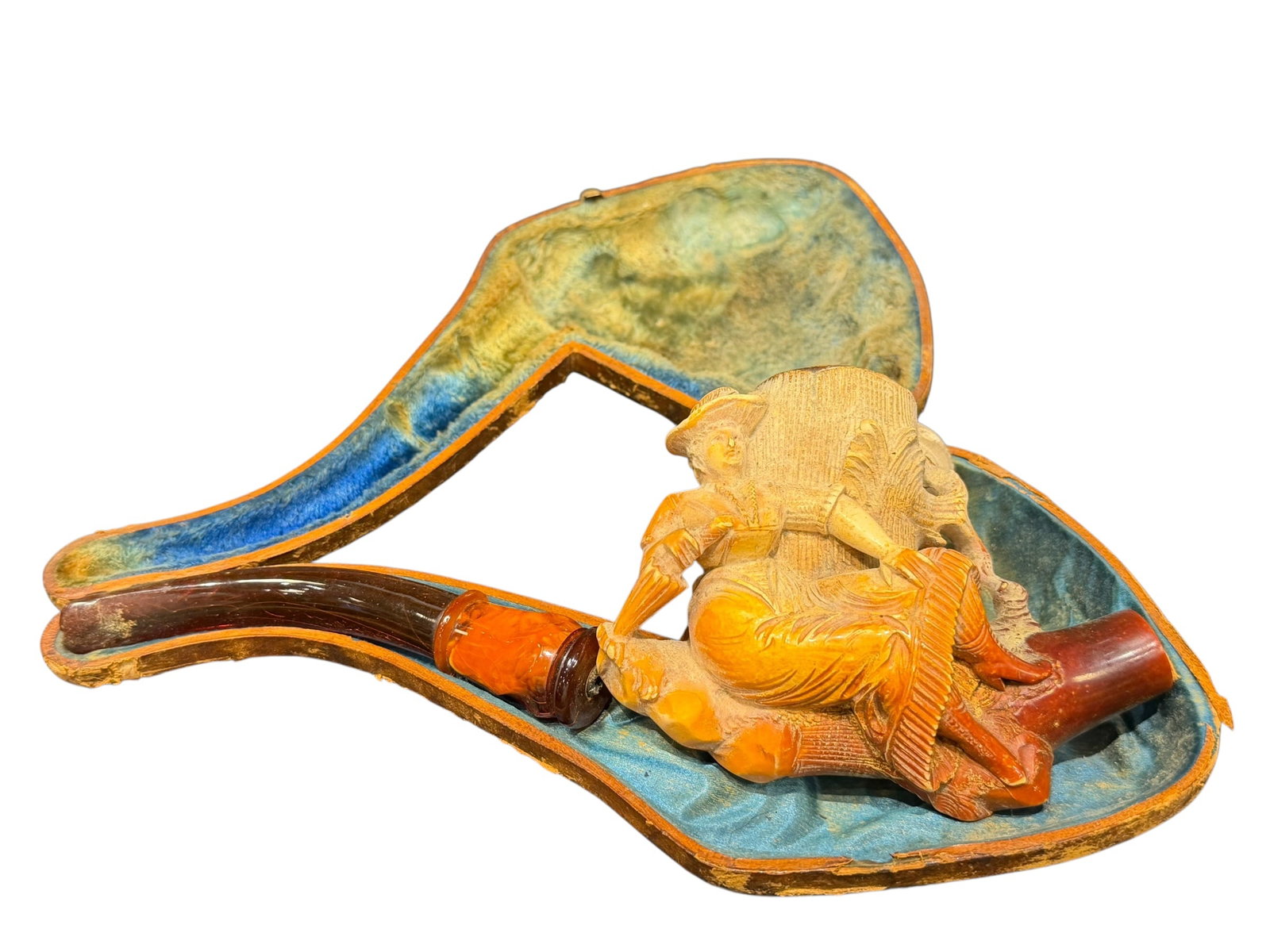 Meerschaum 19th Century Carved Tobacco Pipe (1 of 6)