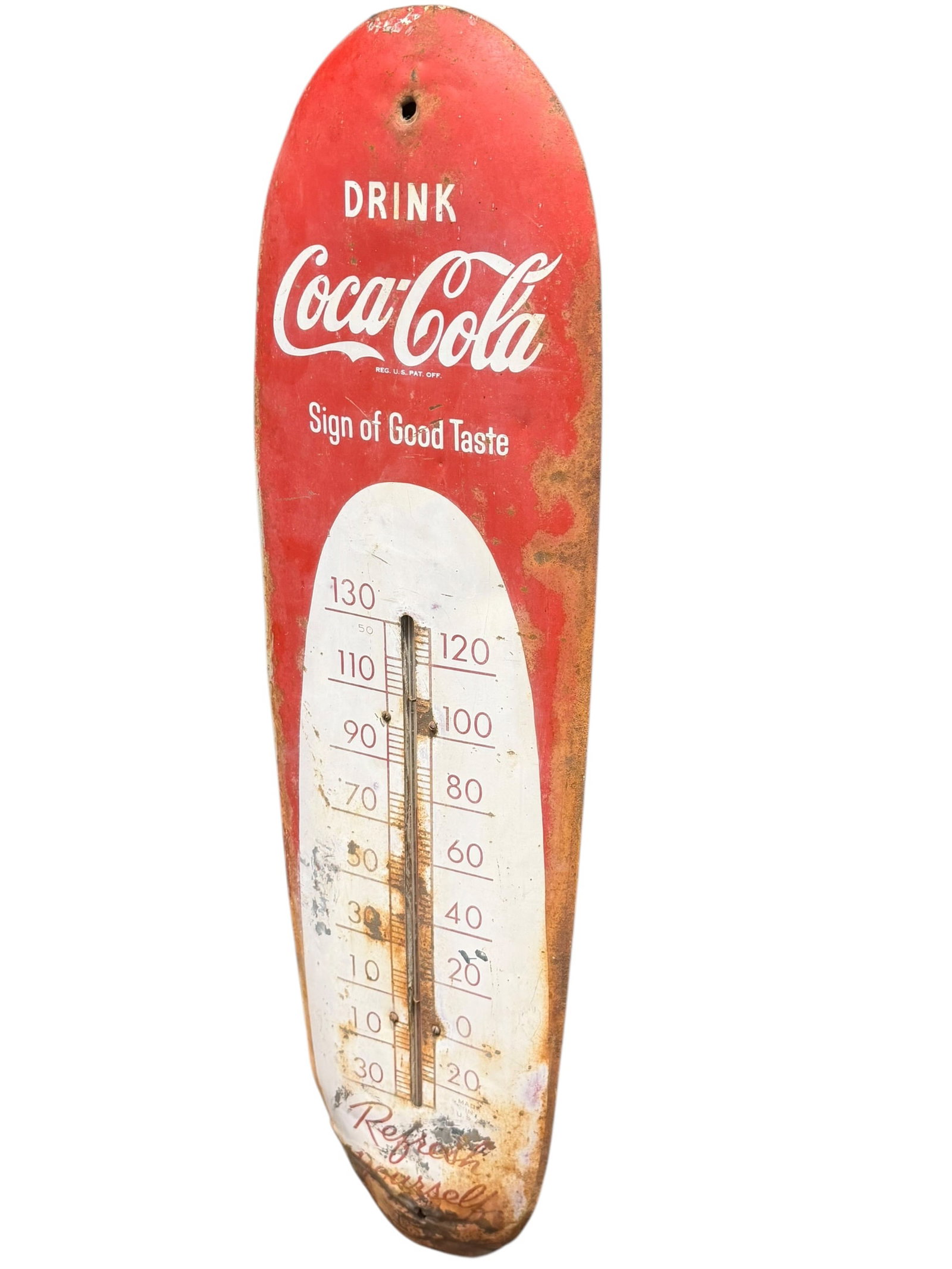 Early Coca Cola Advertising Thermometer (1 of 6)