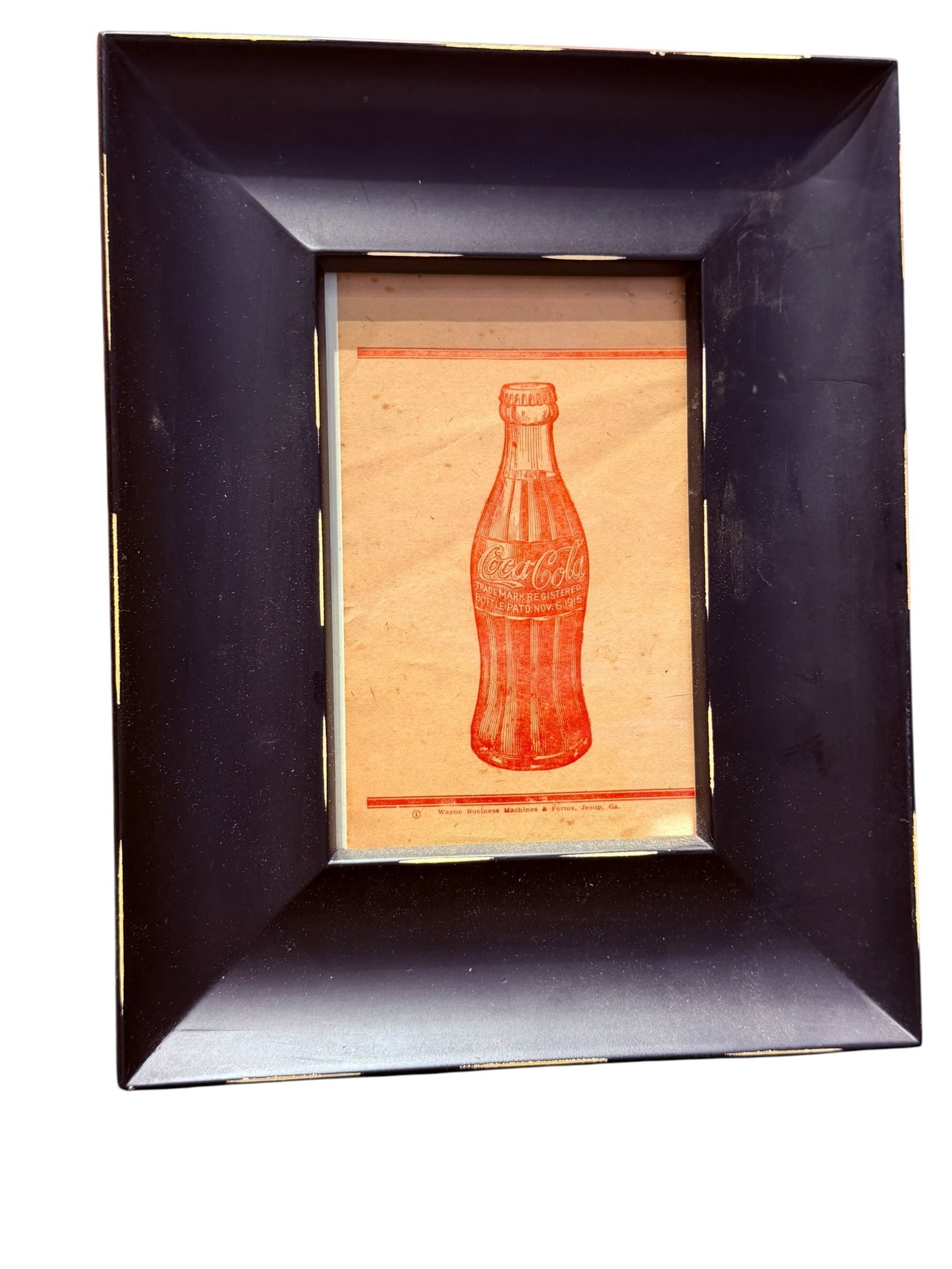 Early Coca Cola Advertising Card (1 of 3)
