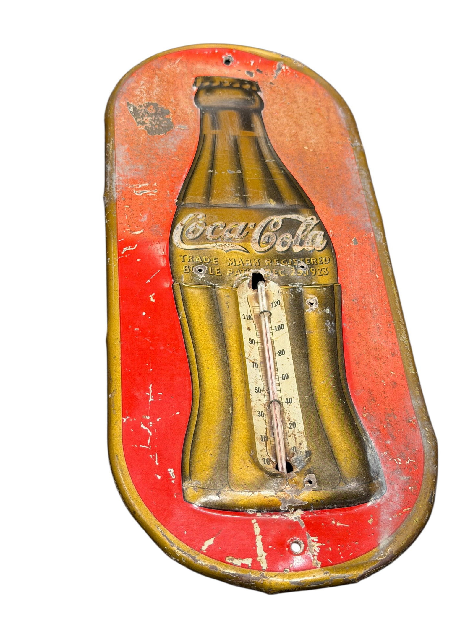 Early Coca Cola Advertising Thermometer (1 of 5)
