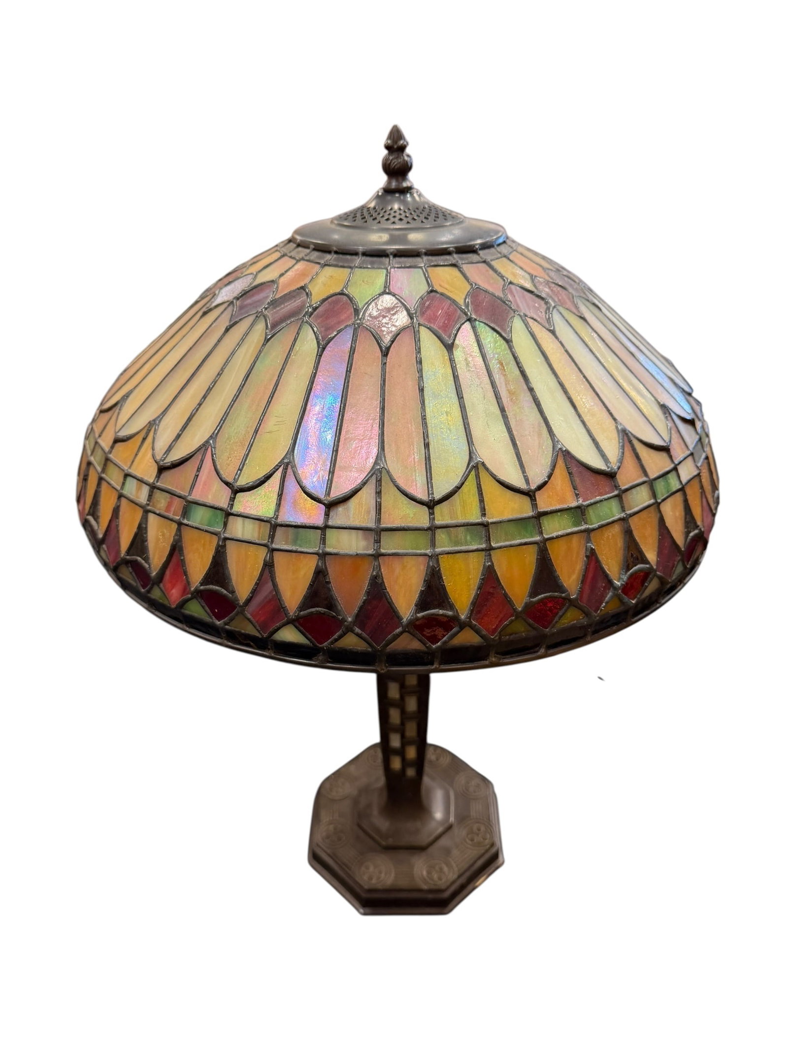 Slag Glass Lamp (1 of 6)