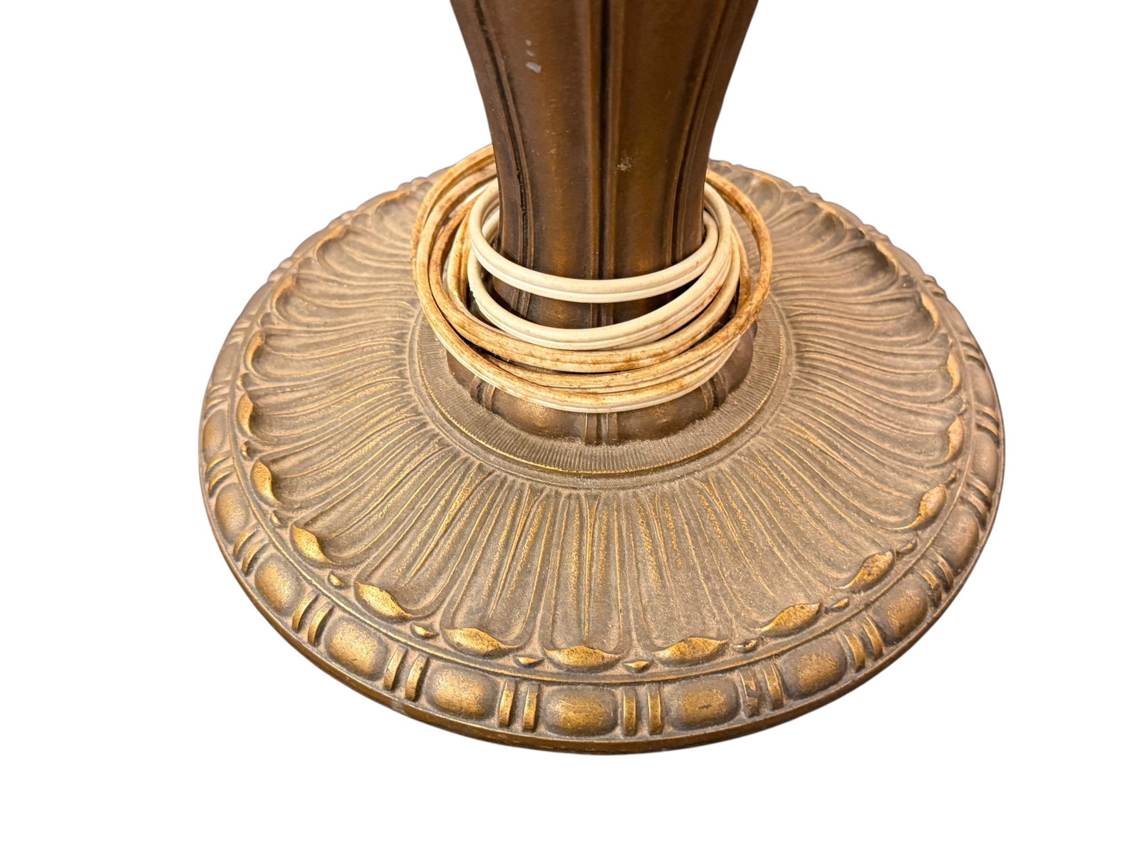 Slag Glass Lamp - 4