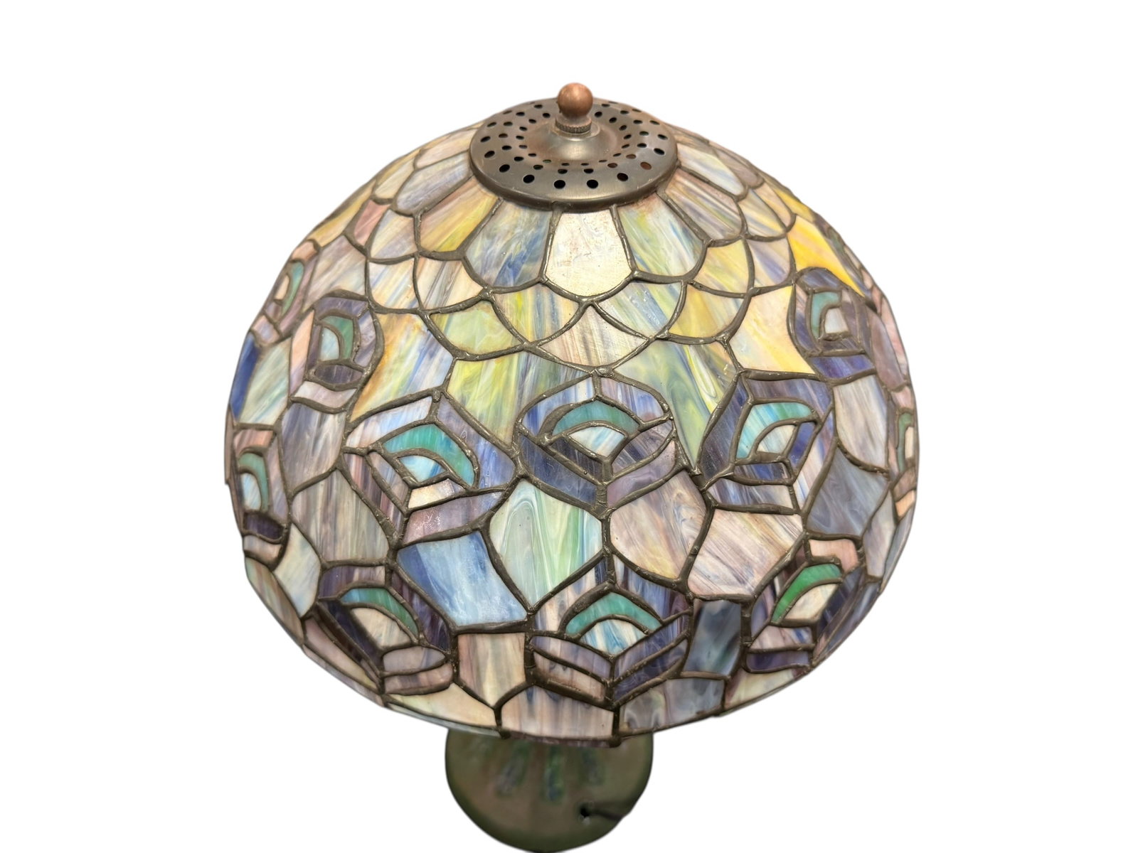 Slag Glass Lamp - 2