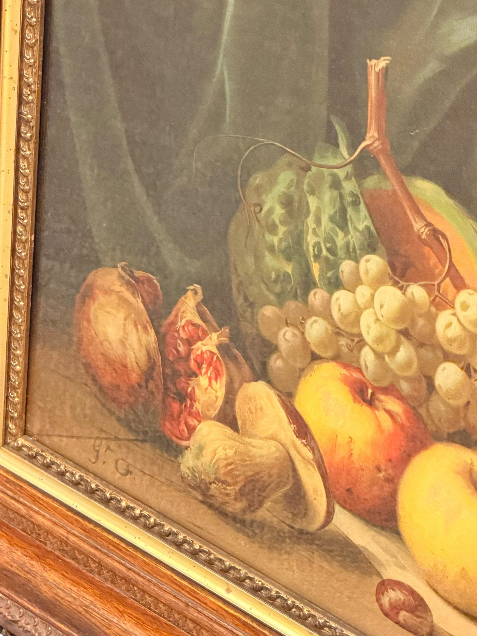 Signed Framed Still Life Print - 5