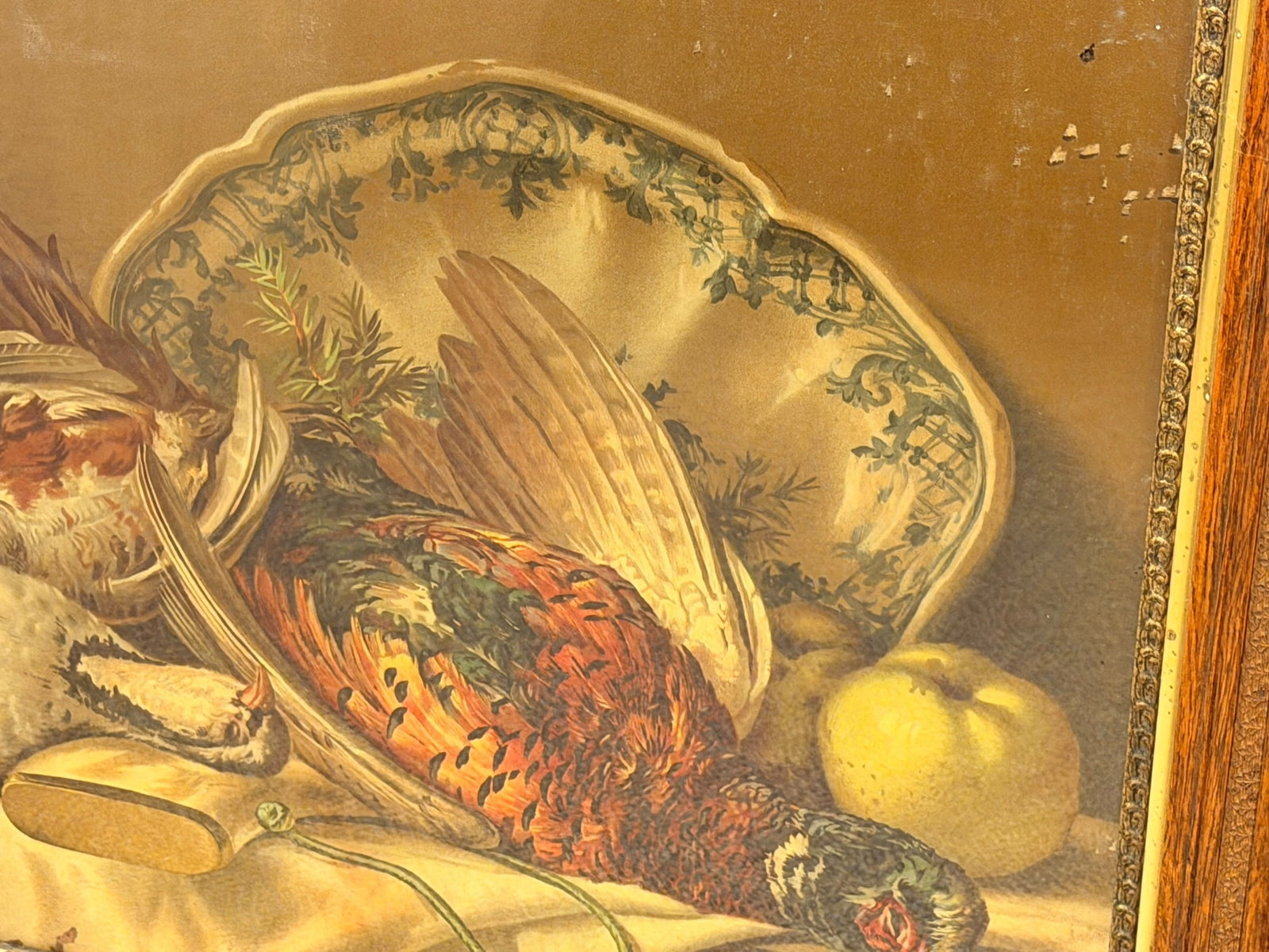Signed Framed Still Life Print - 3