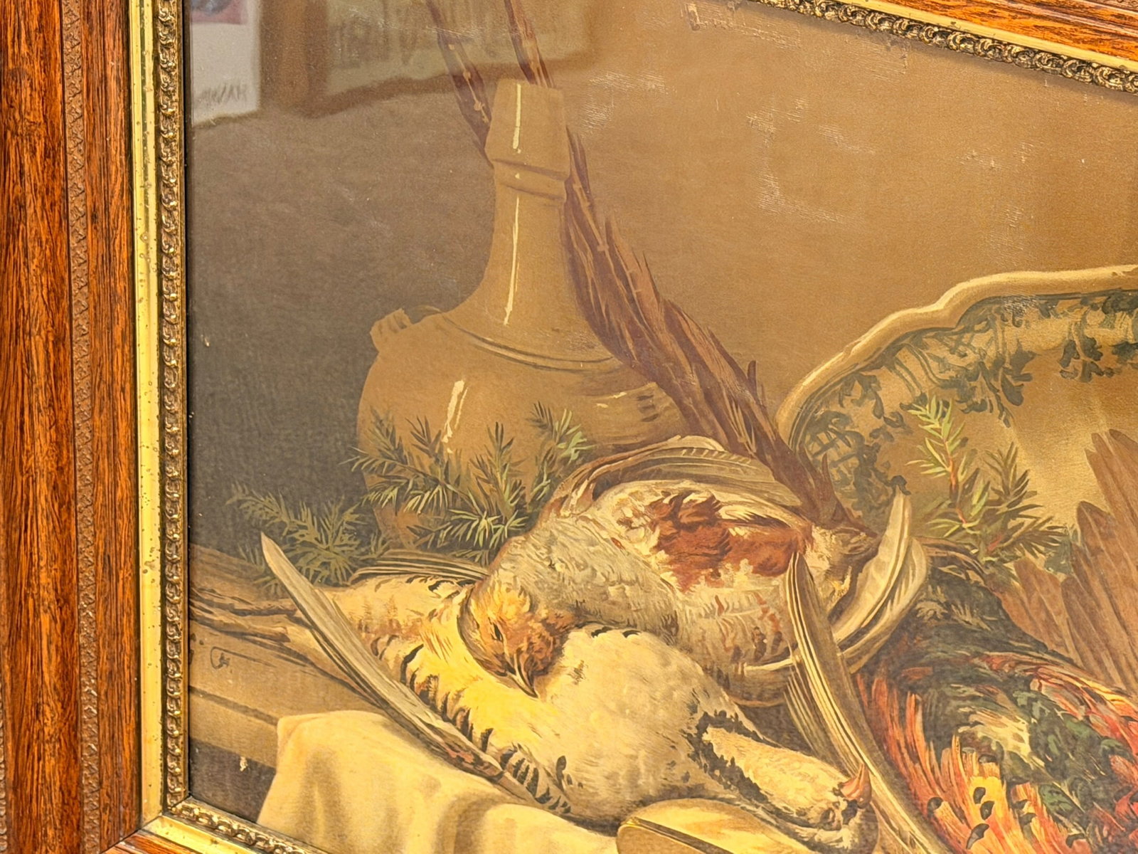 Signed Framed Still Life Print - 4
