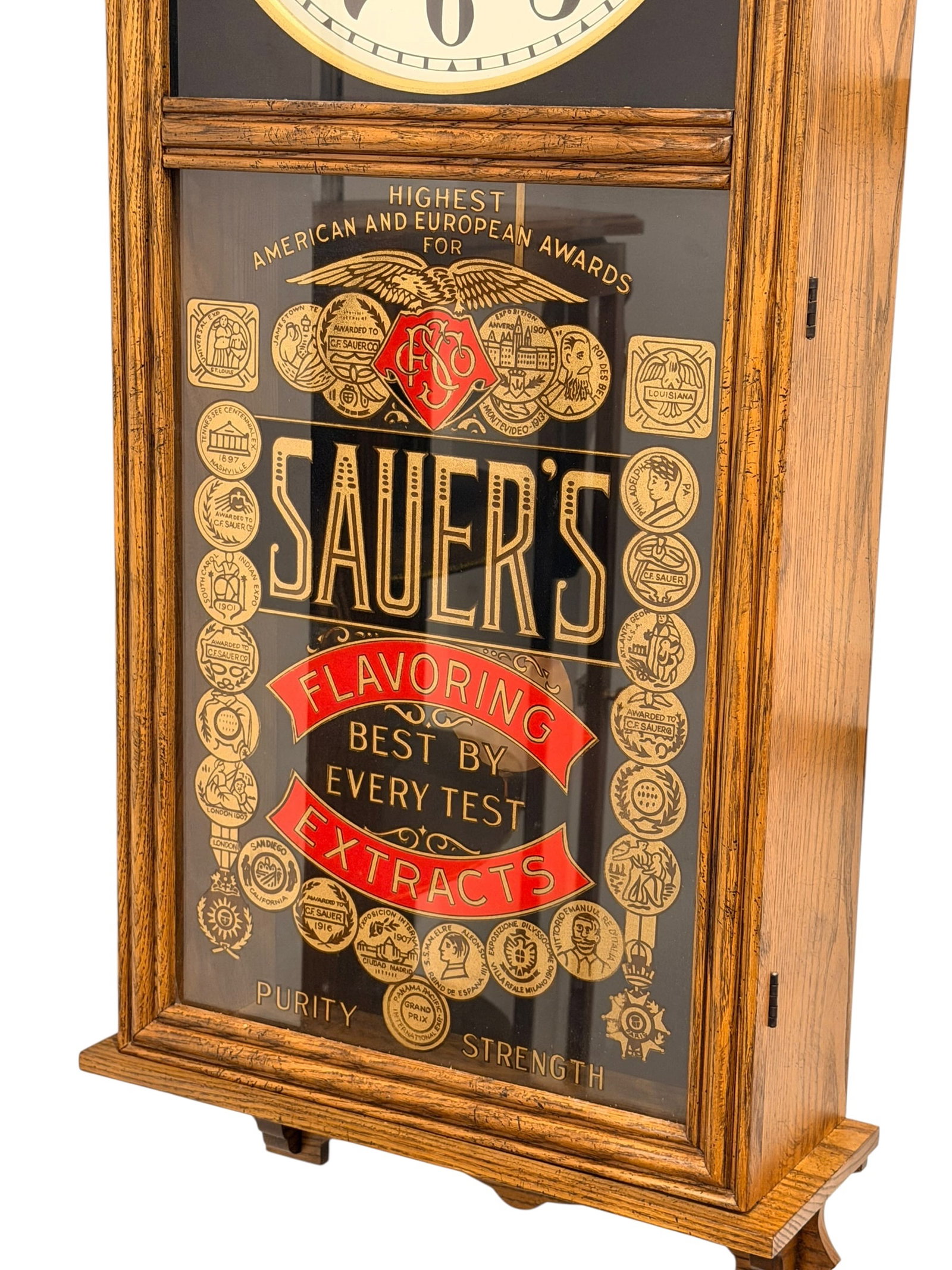 Saurs Advertising Clock - 3