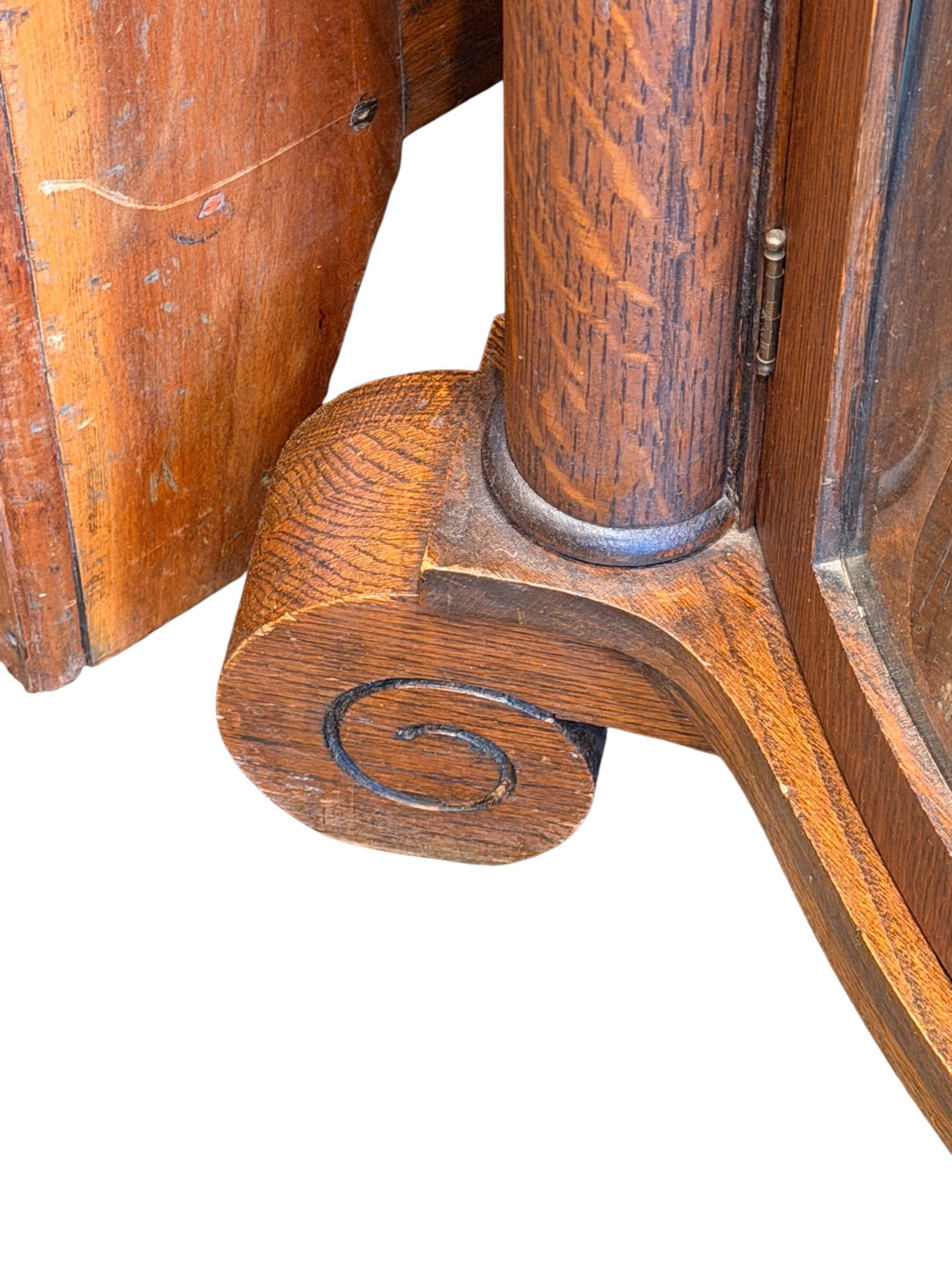 Oak Side By Side Secretary - 7
