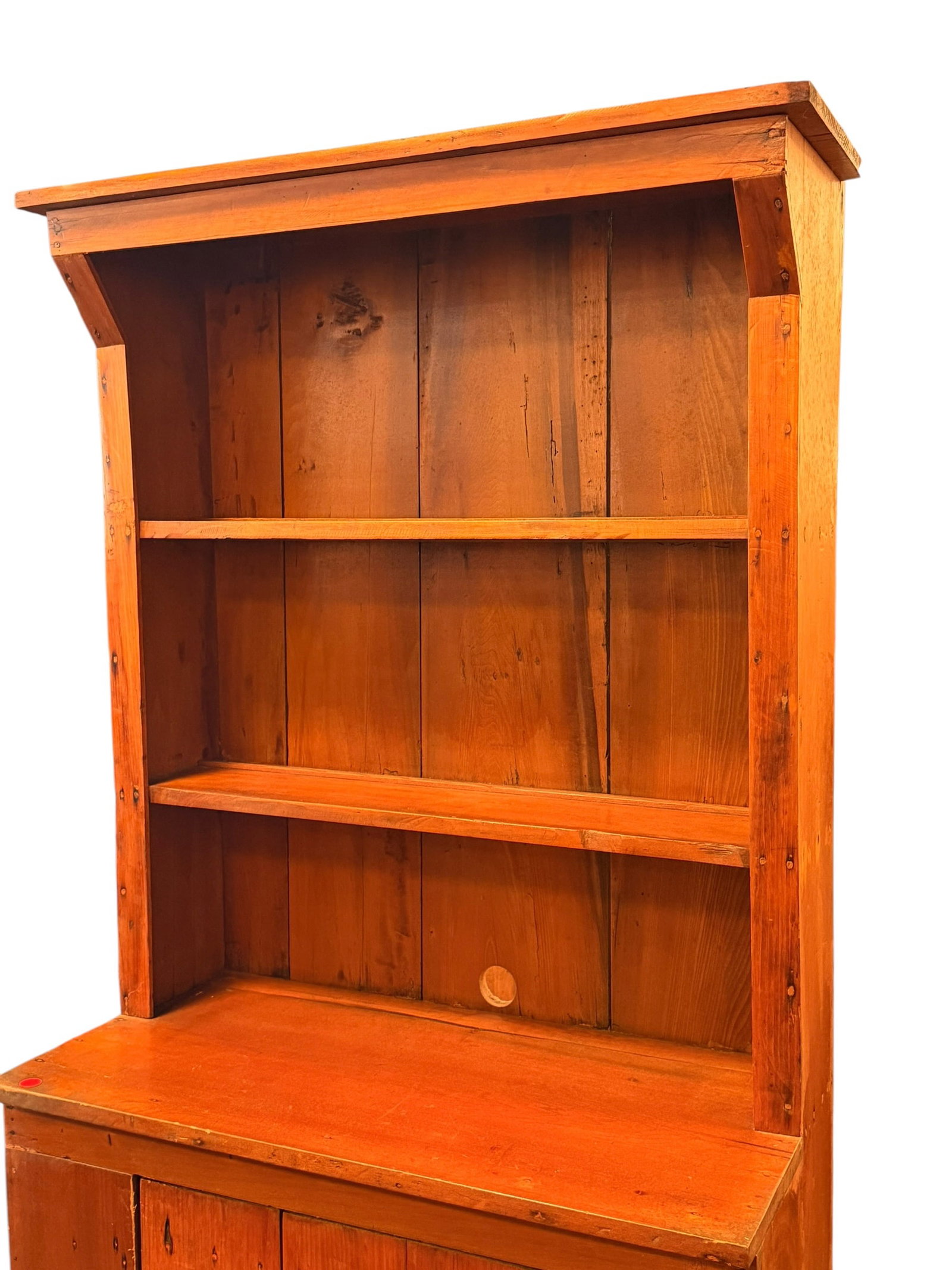 Pine Pewter Cupboard - 2