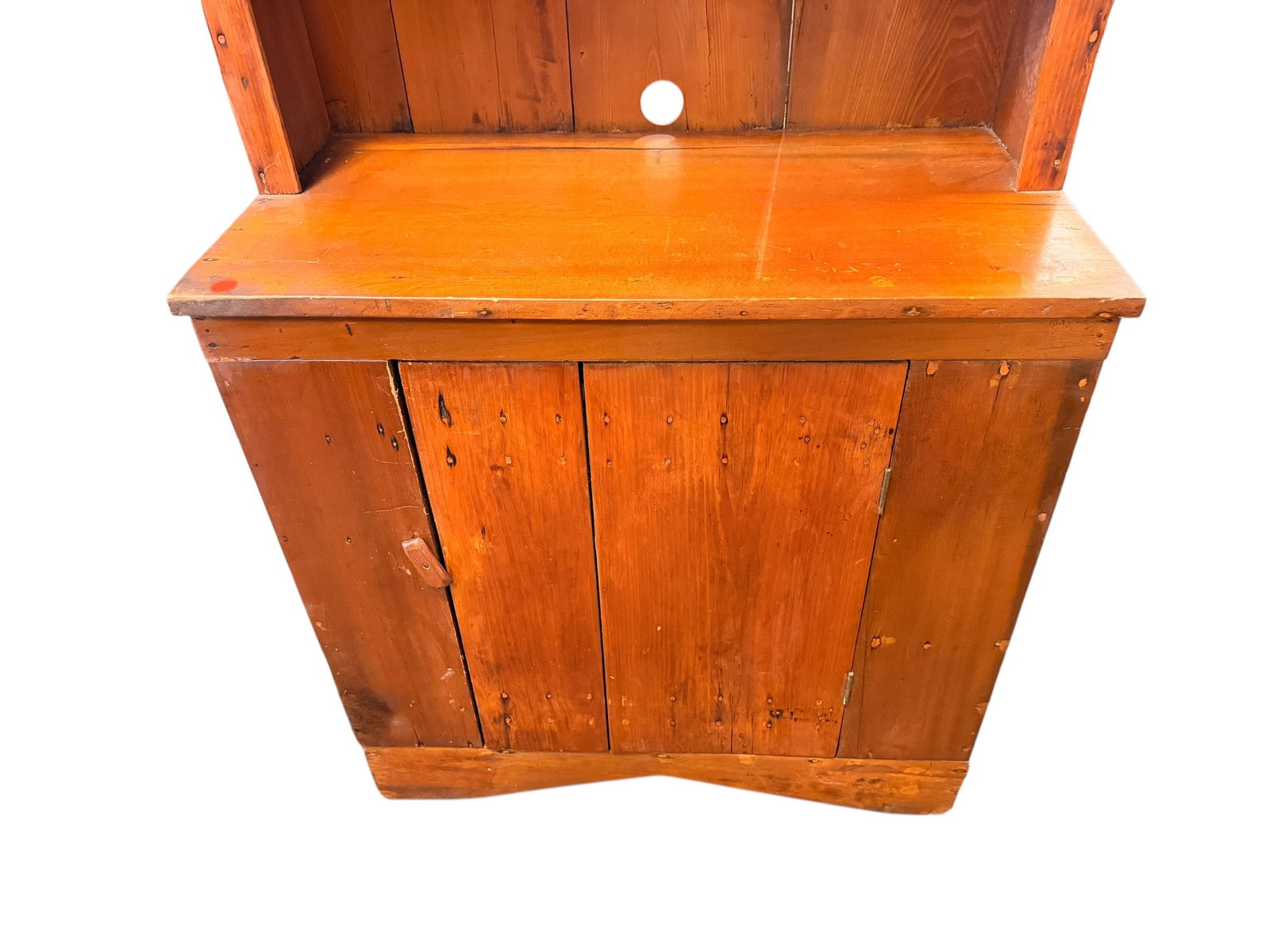 Pine Pewter Cupboard - 4