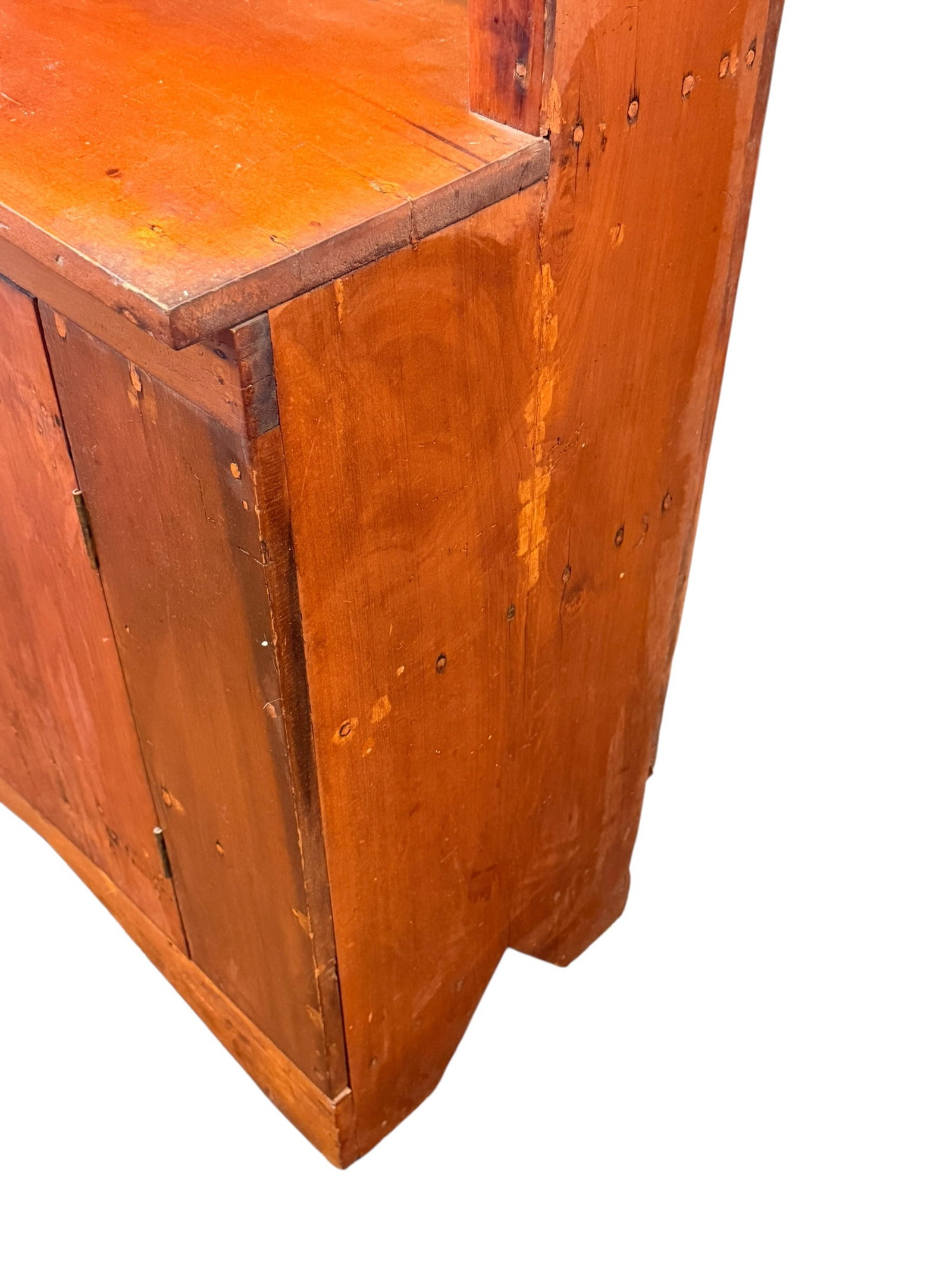 Pine Pewter Cupboard - 8