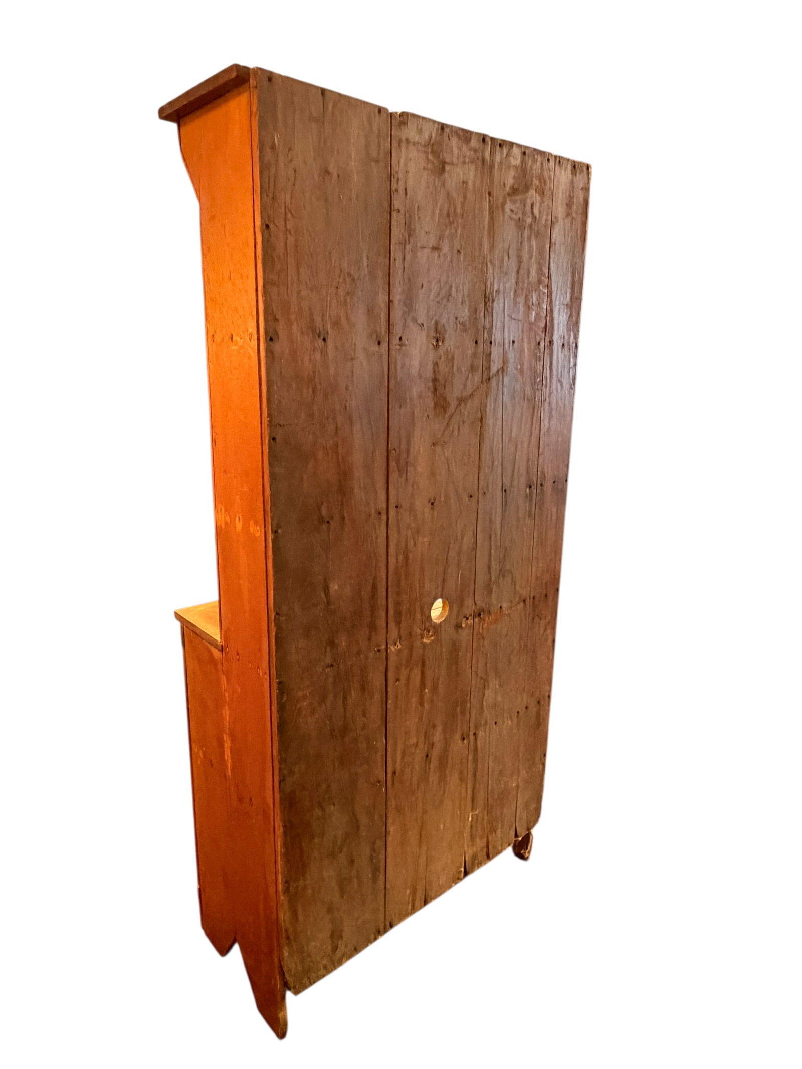 Pine Pewter Cupboard - 9