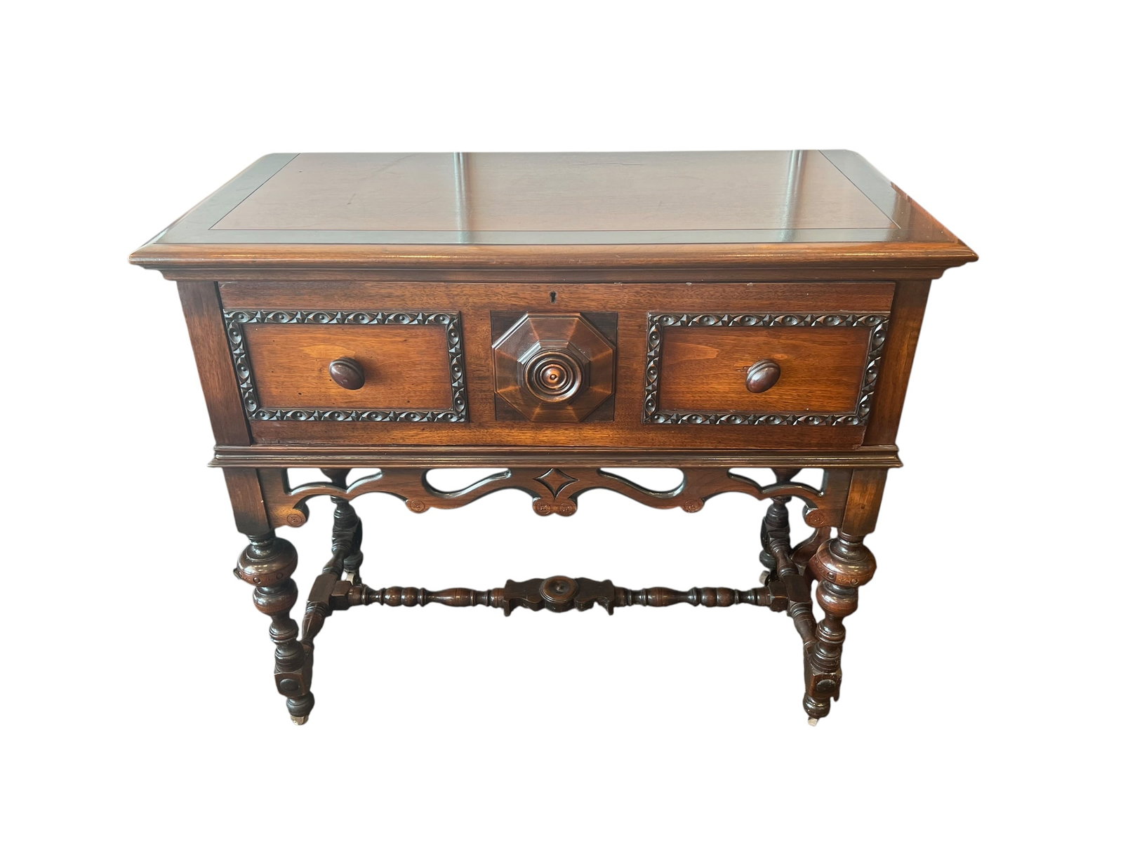 Walnut Jacobean Style Buffet - 2
