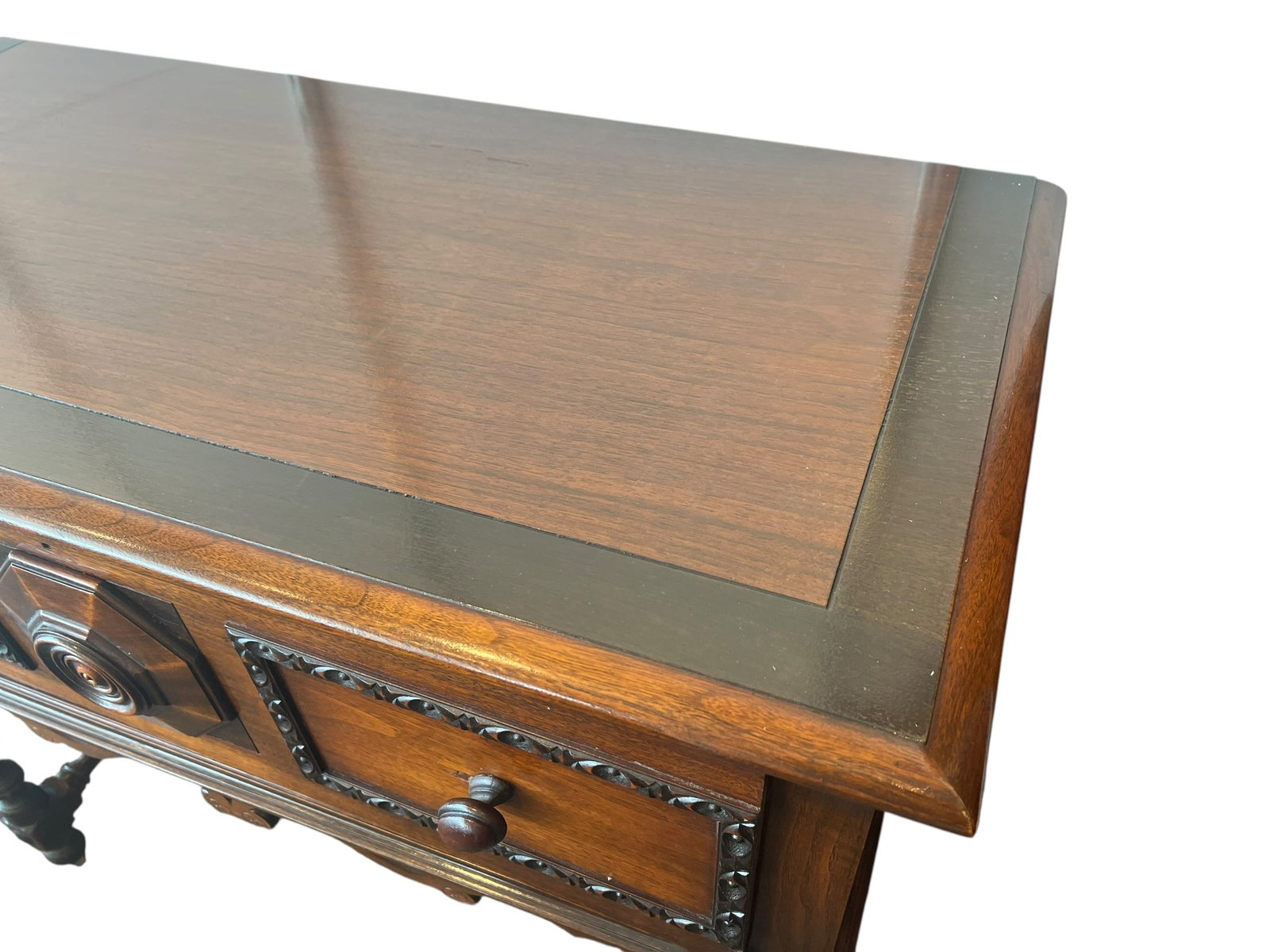 Walnut Jacobean Style Buffet - 3