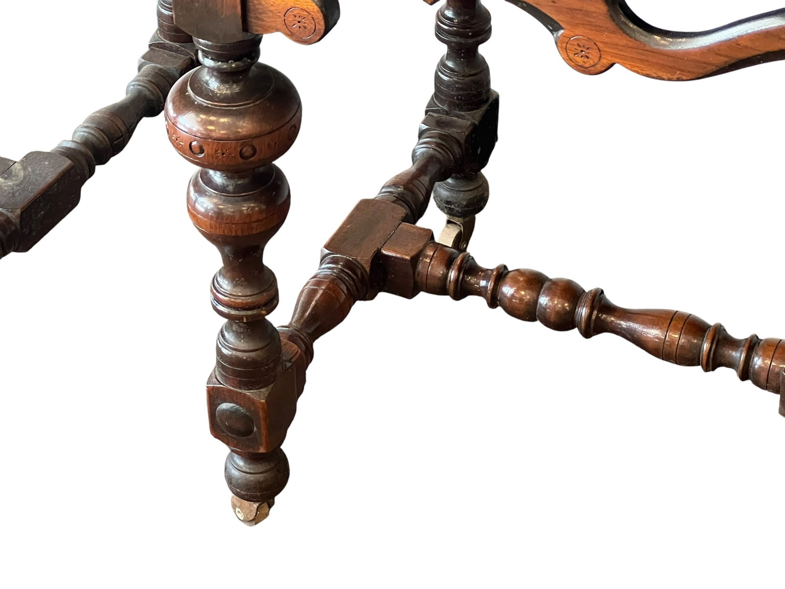 Walnut Jacobean Style Buffet - 5