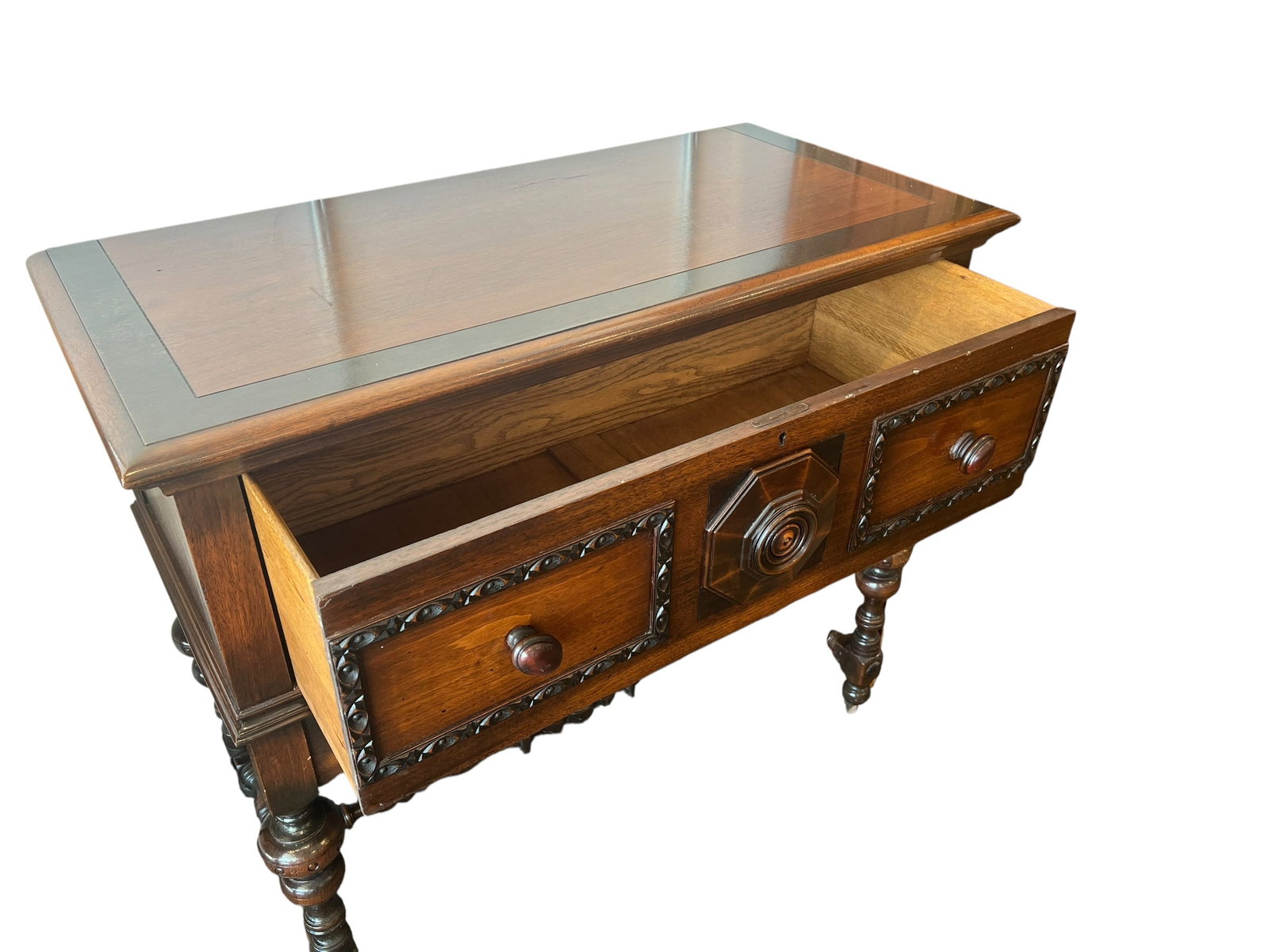 Walnut Jacobean Style Buffet - 7