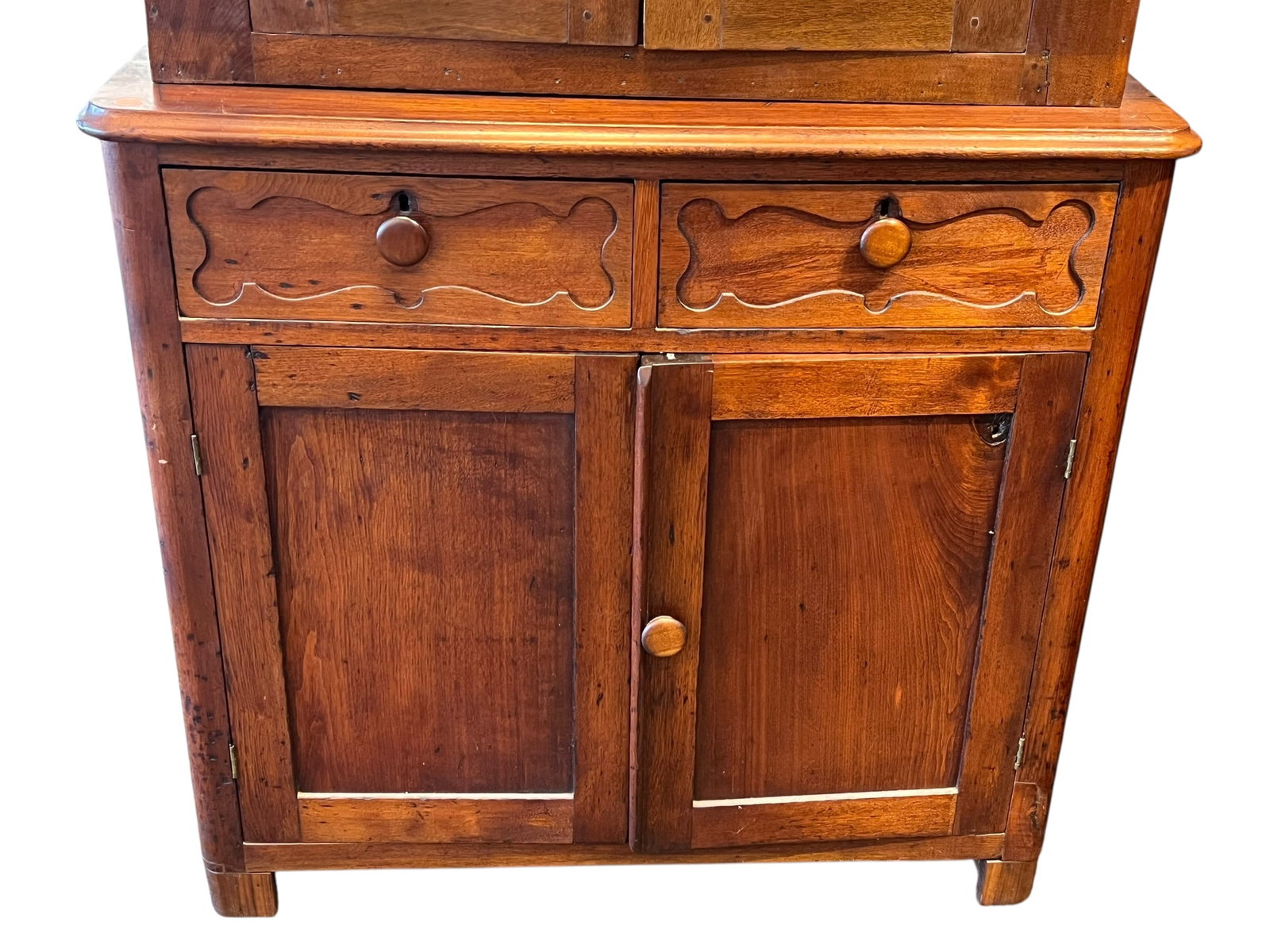 Mahogany Stepback Cupboard - 3