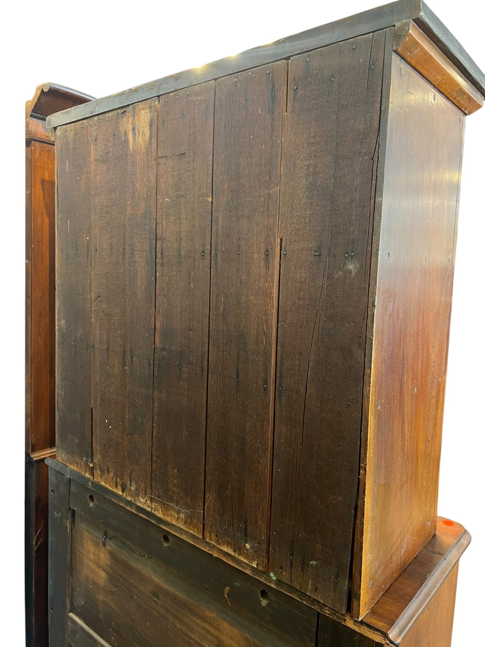 Mahogany Stepback Cupboard - 7