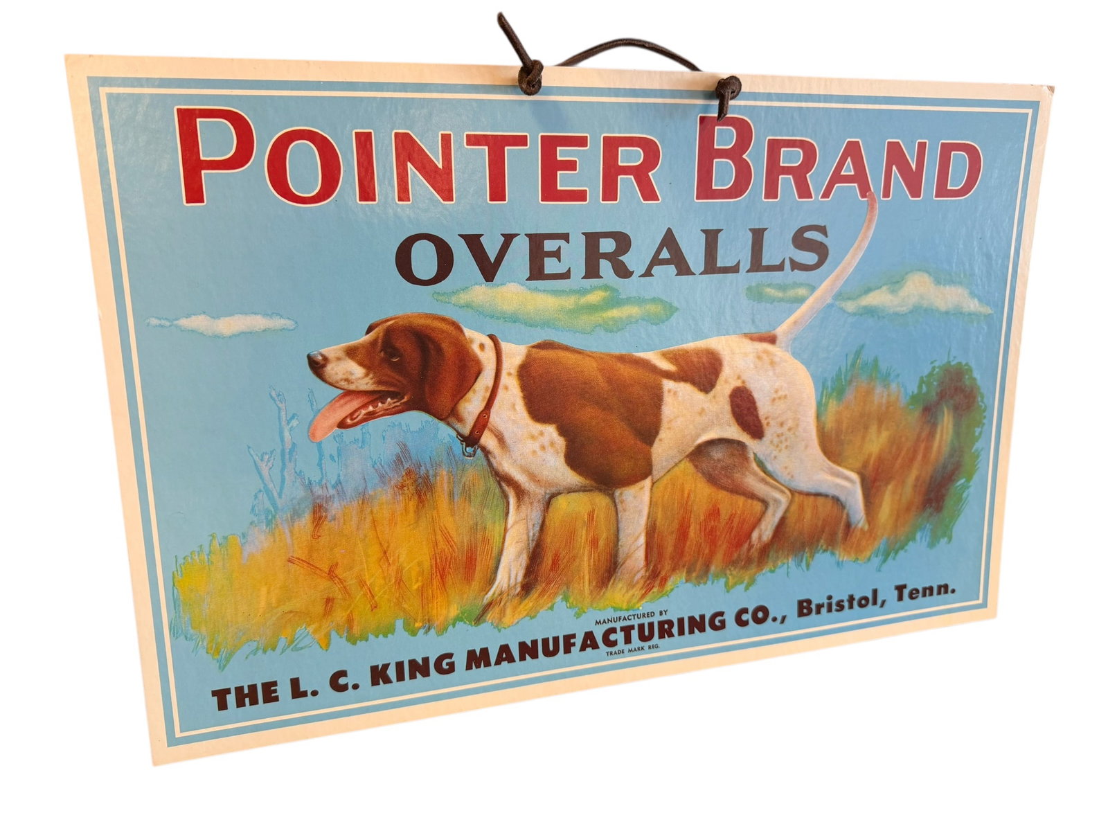 Pointer Brand Overalls Advertising Sign (1 of 6)