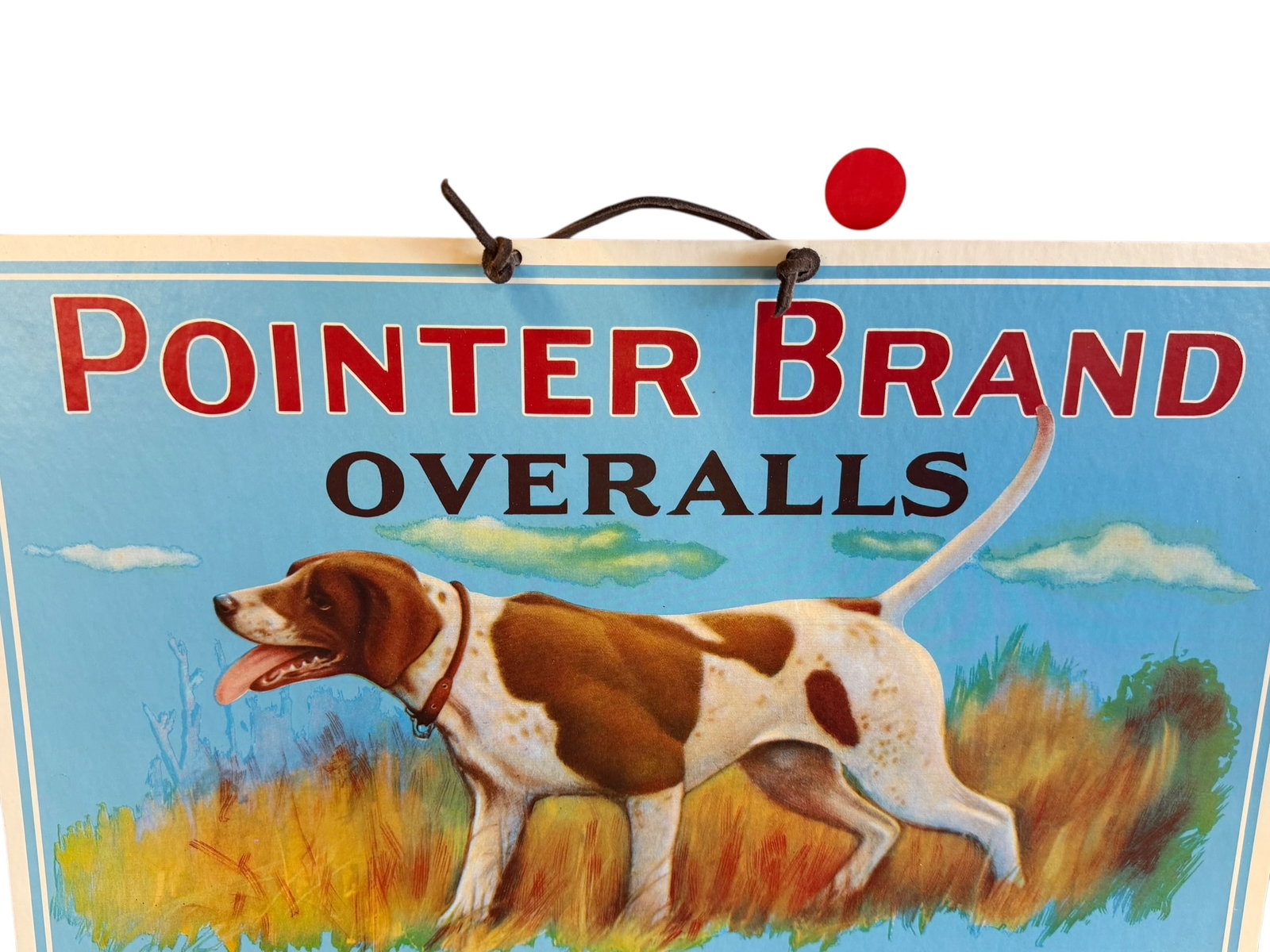 Pointer Brand Overalls Advertising Sign - 3