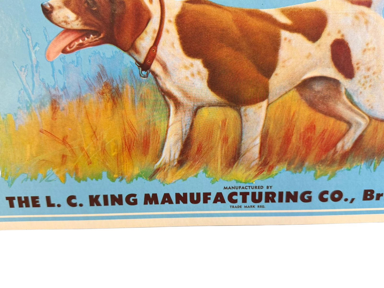 Pointer Brand Overalls Advertising Sign - 4