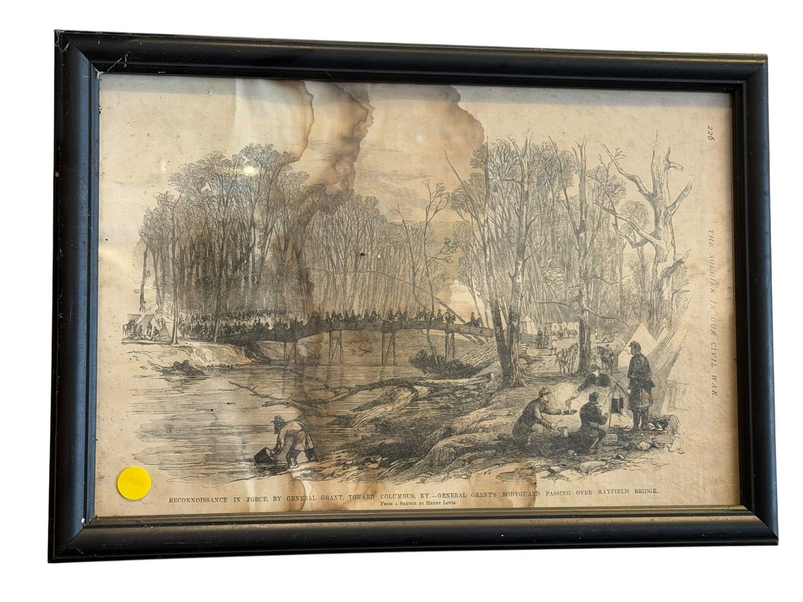 18th-19th Century Historical Periodical Illustration “Reconnoissance in Force (1 of 6)