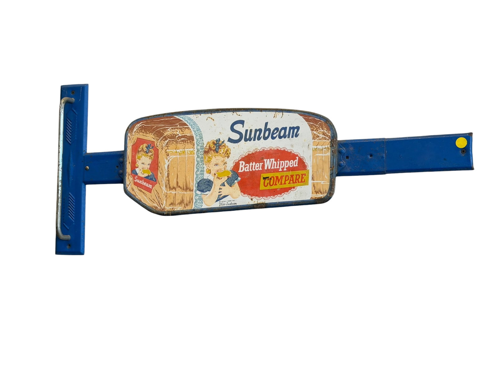 Early original Sunbeam Bread Door Pull (1 of 4)