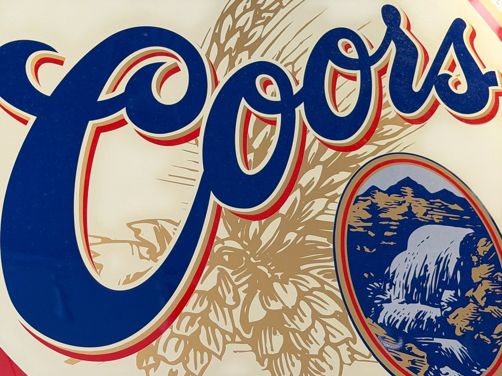 Coors Button Advertising Sign - 3