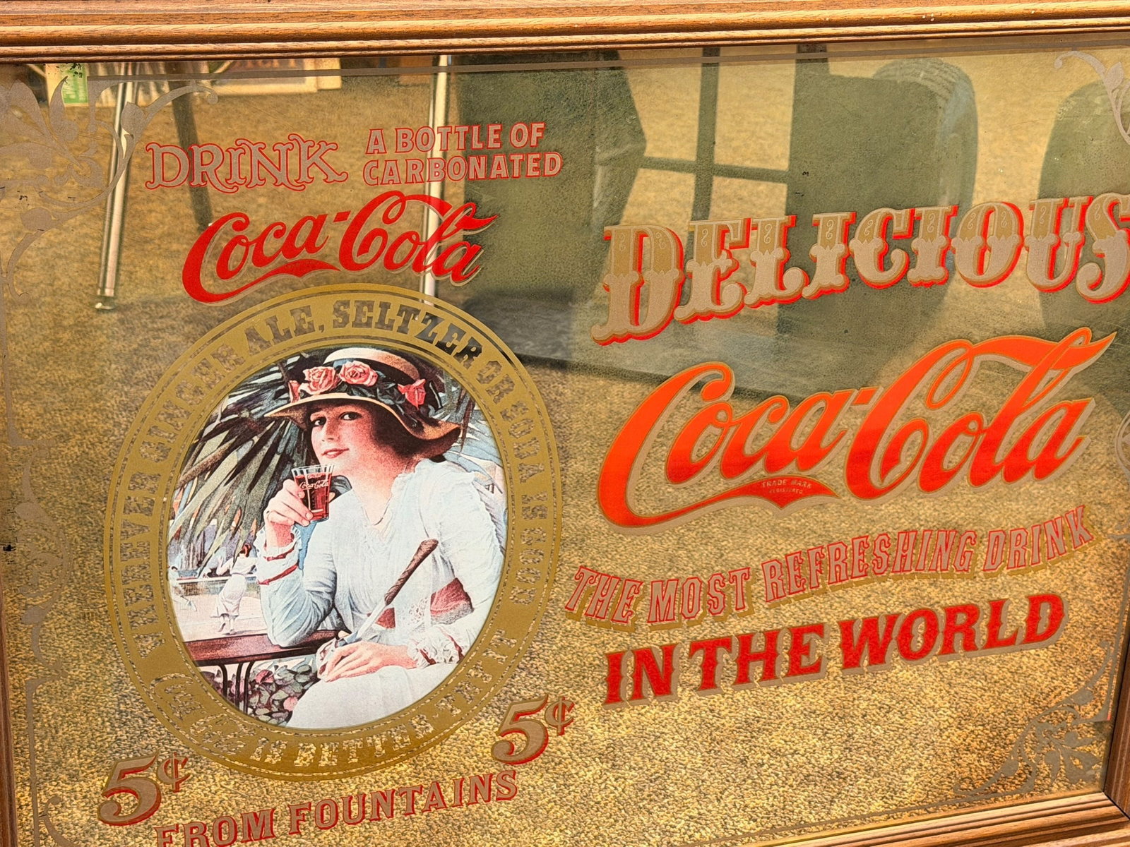 Coca Cola Advertising Mirror - 2