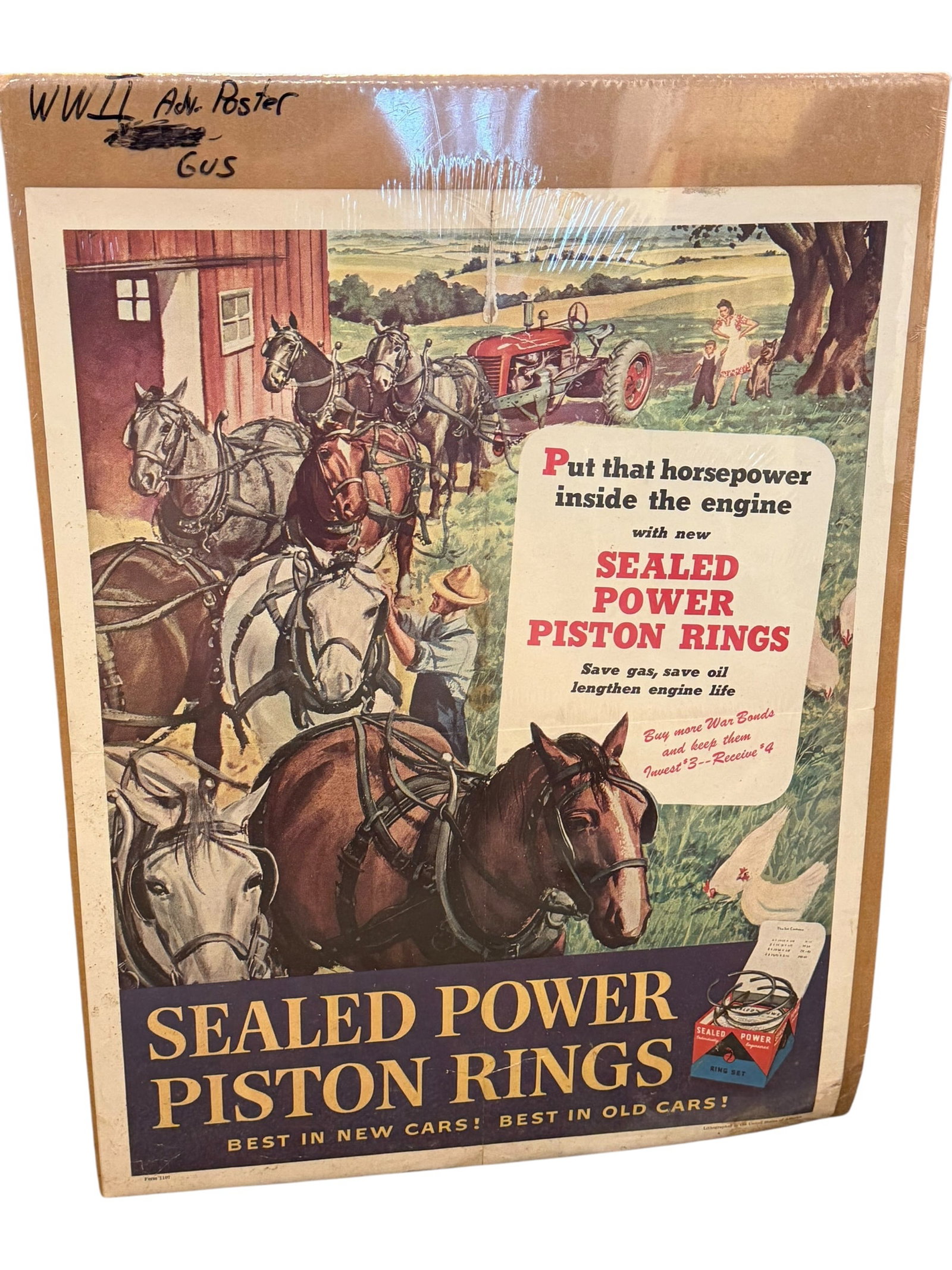 Sealed Power Piston Rings Advertising Poster (1 of 4)