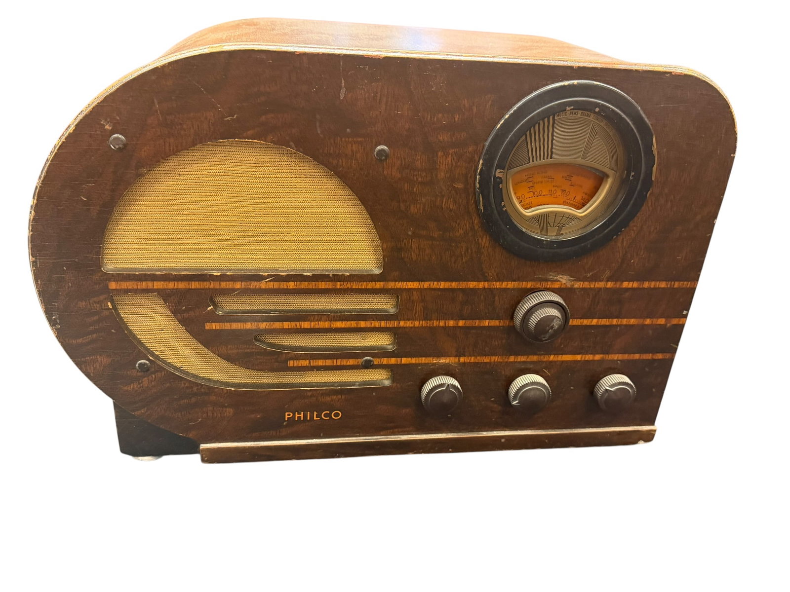 Philco Model 38-10 "Bullet" Table Radio - 2
